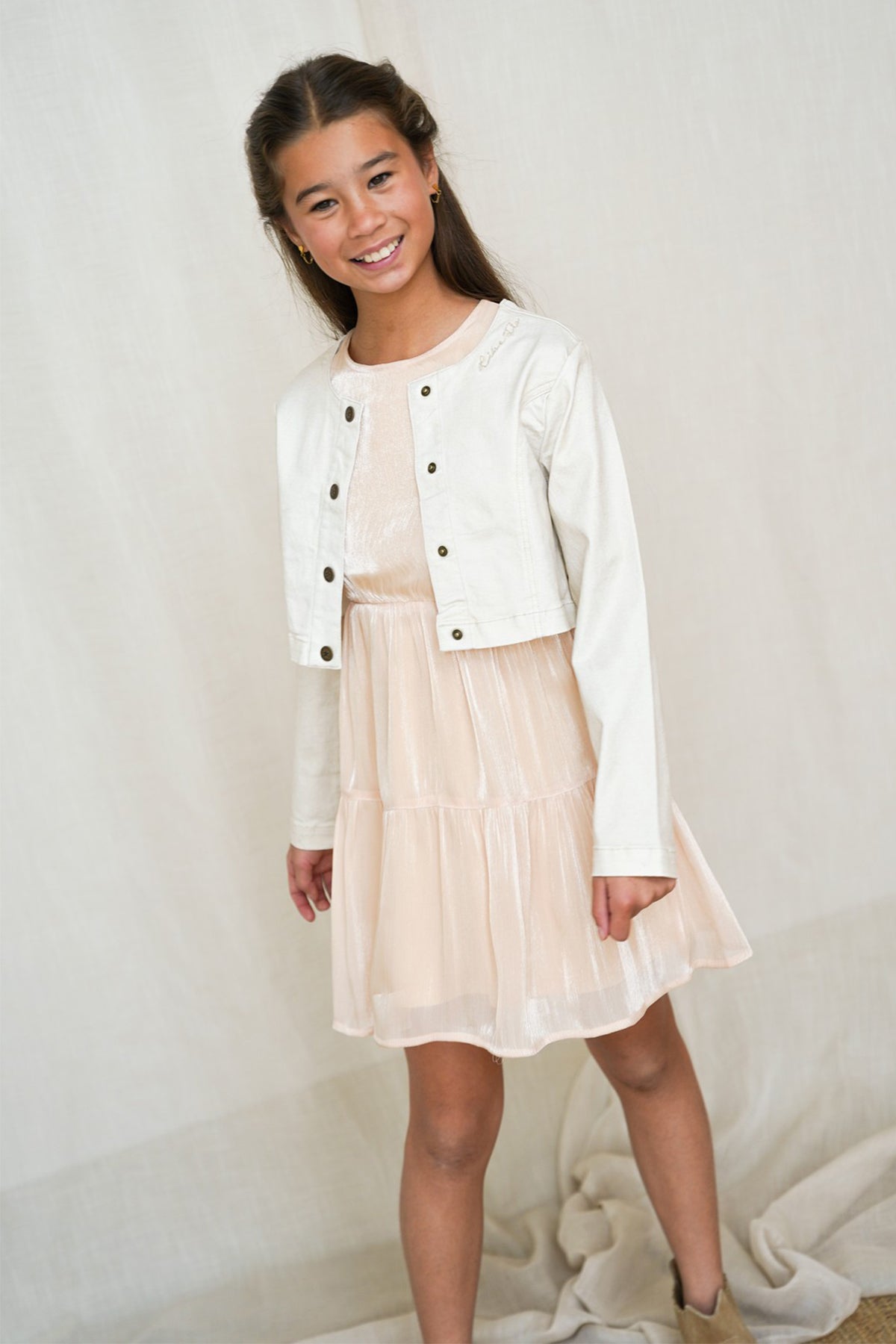 Like Flo Maddy Dress Champagne