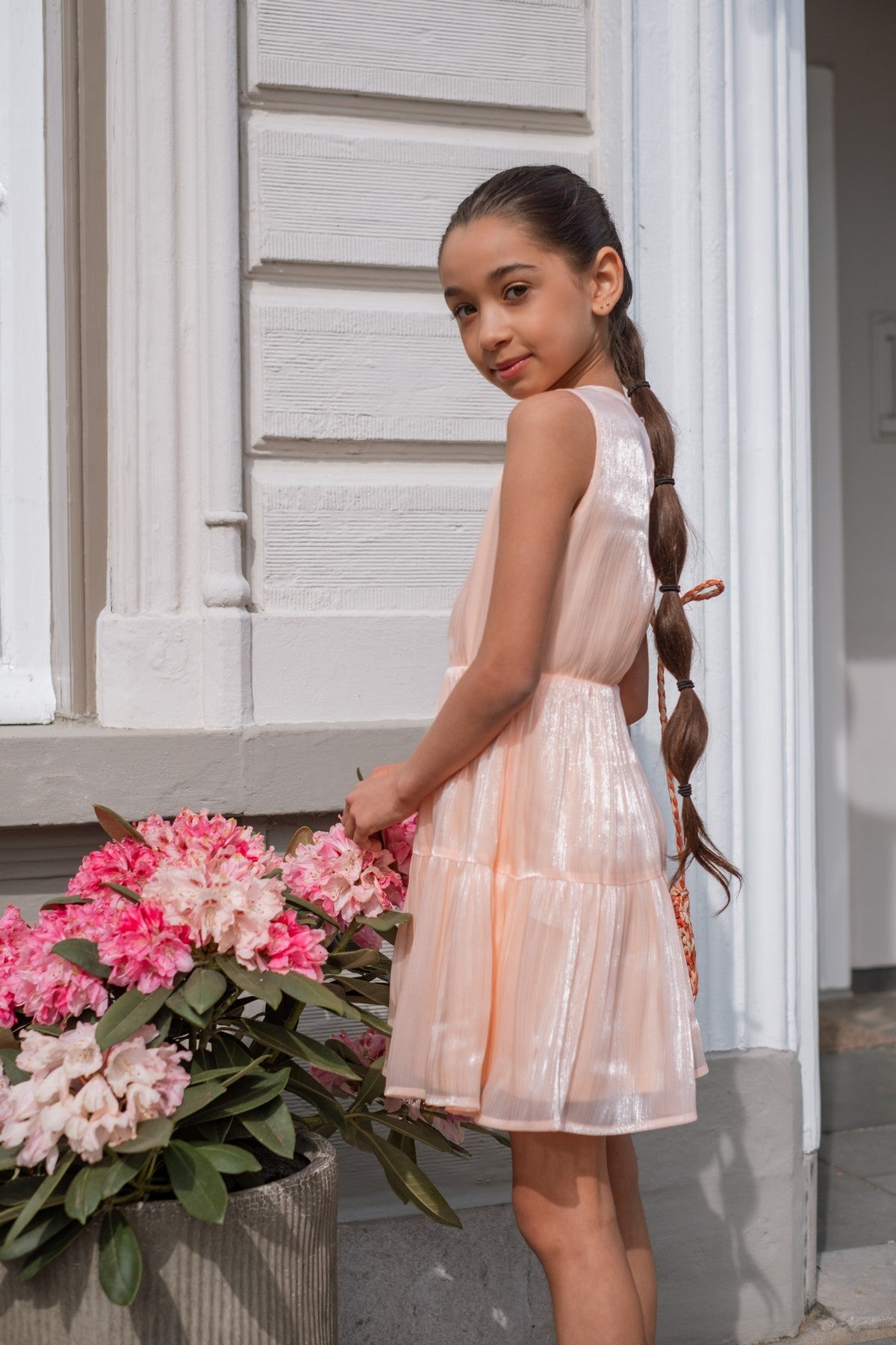 Like Flo Maddy Dress Soft peach