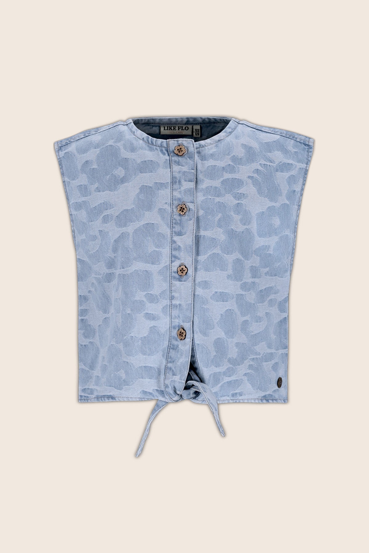 Like Flo Clara Blouses Denim Animal
