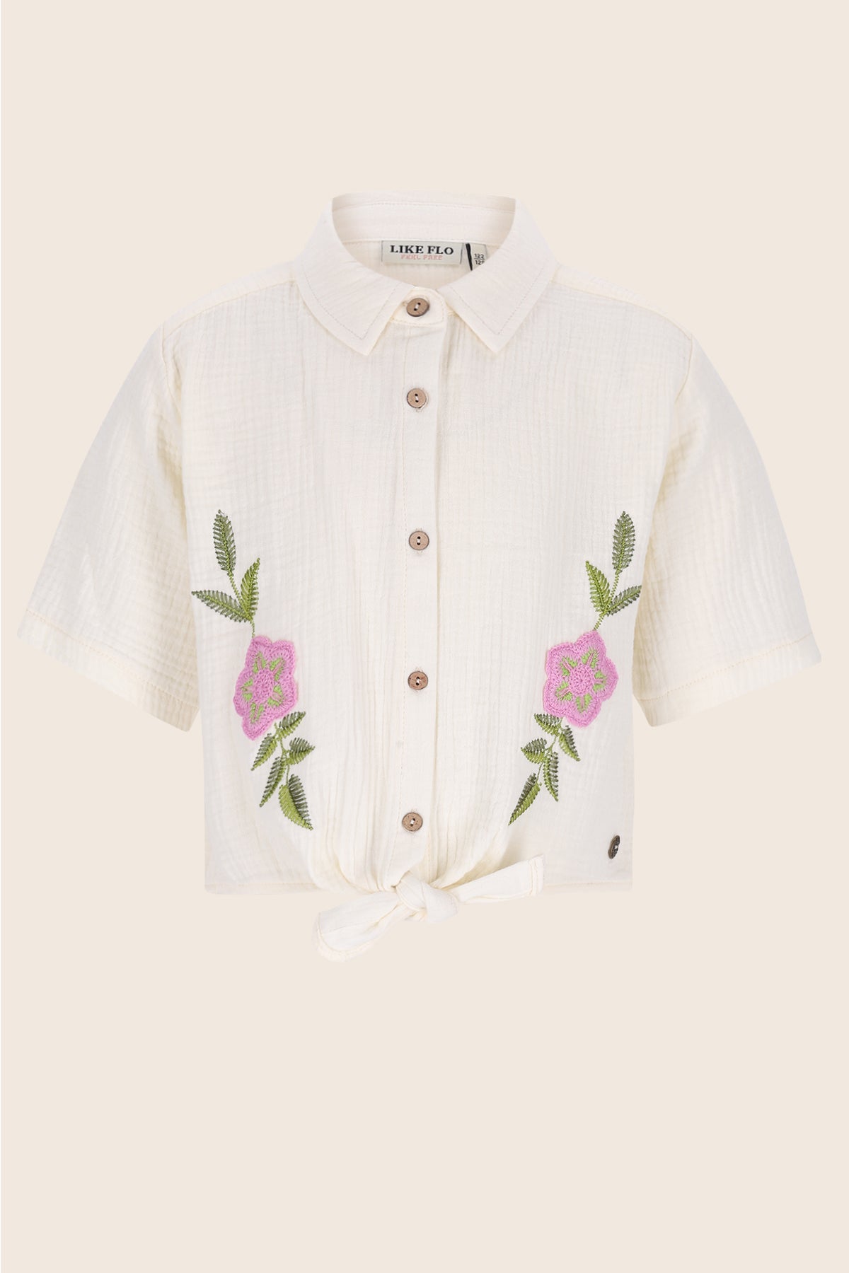 Like Flo Like Flo Cecile Blouse Off white
