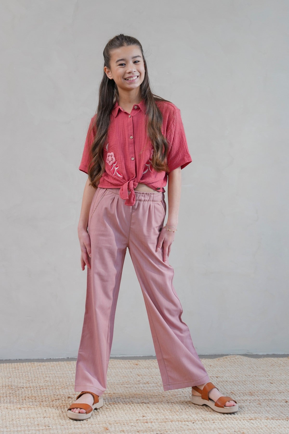 Like Flo Like Flo Fleur Pants Old pink