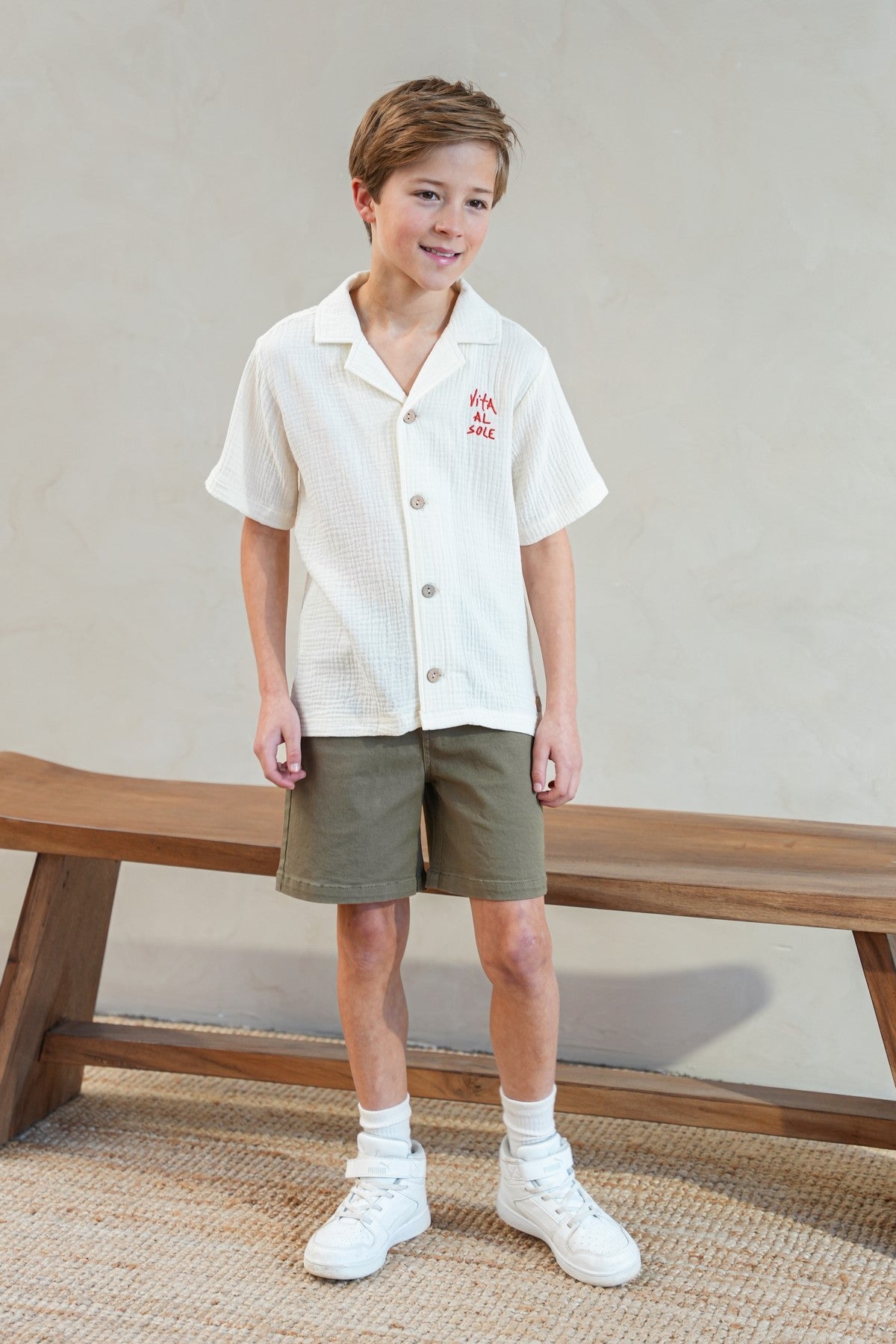 Like Flo Chelly Shirt Off white