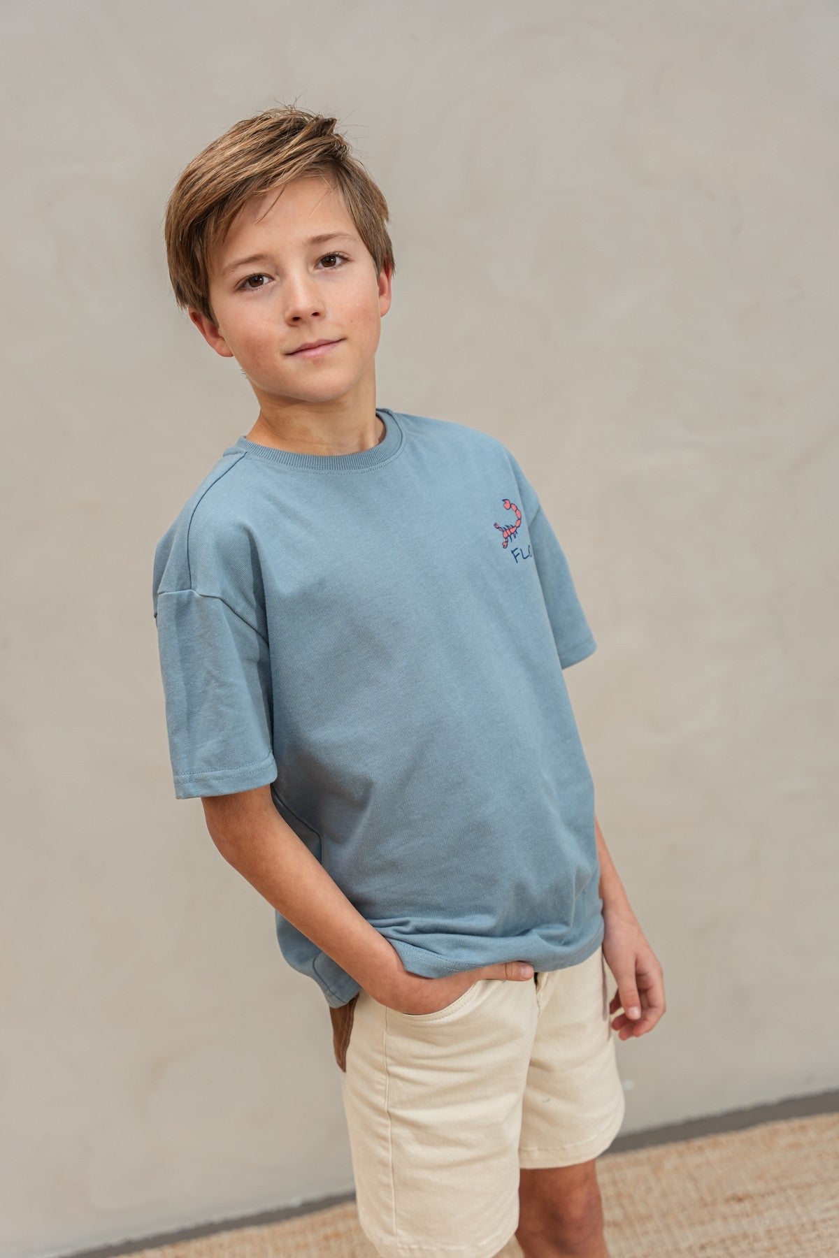 Like Flo Ediz T-shirt Blue Stone