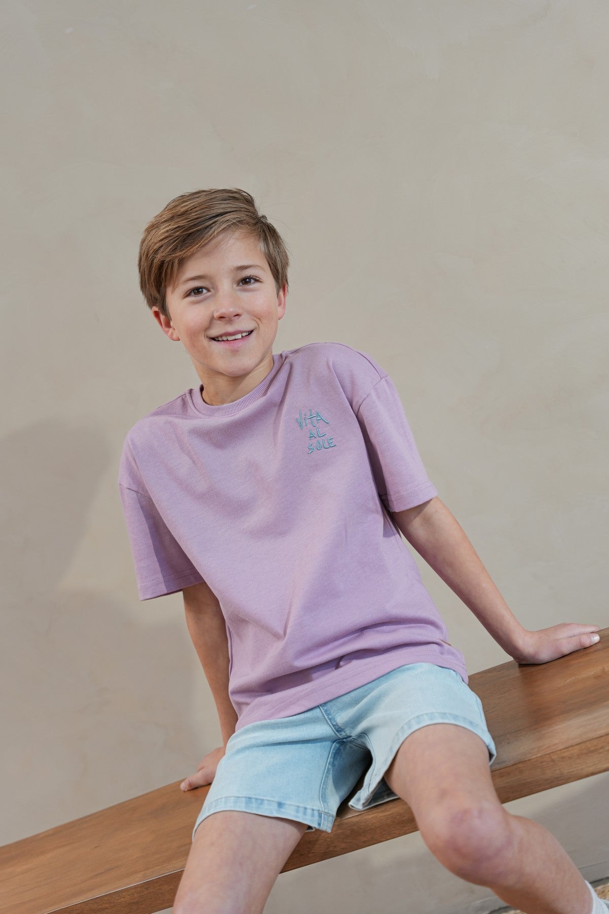 Like Flo Ediz T-shirt Lavendel