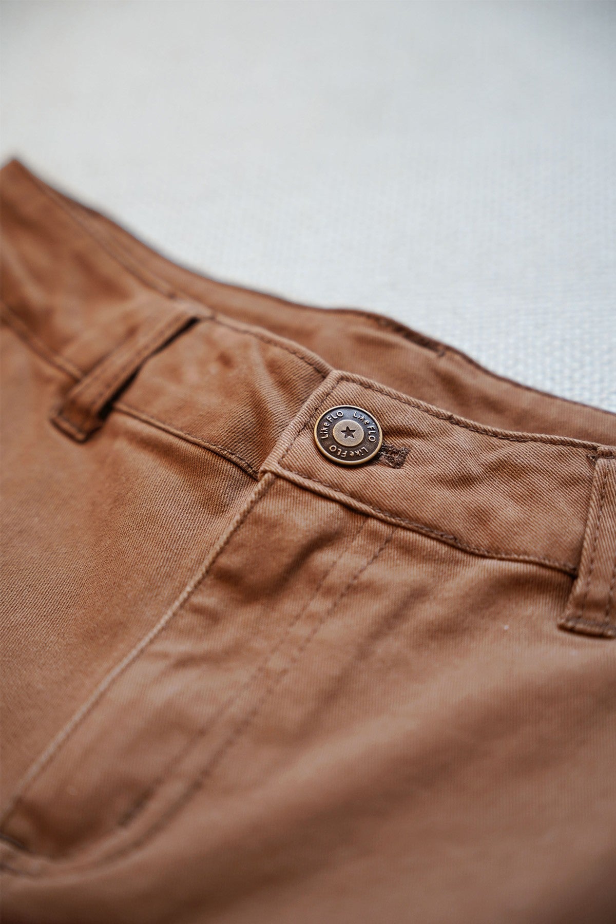 Like Flo Fender Pants Chestnut