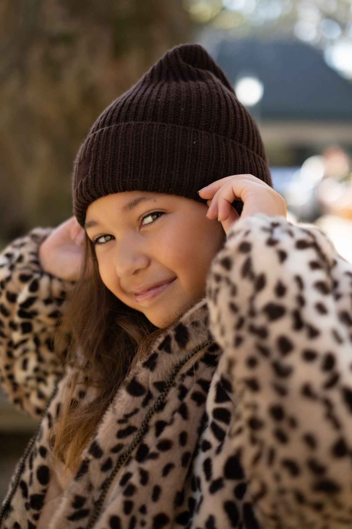 Like Flo Novi Beanie Donkerbruin