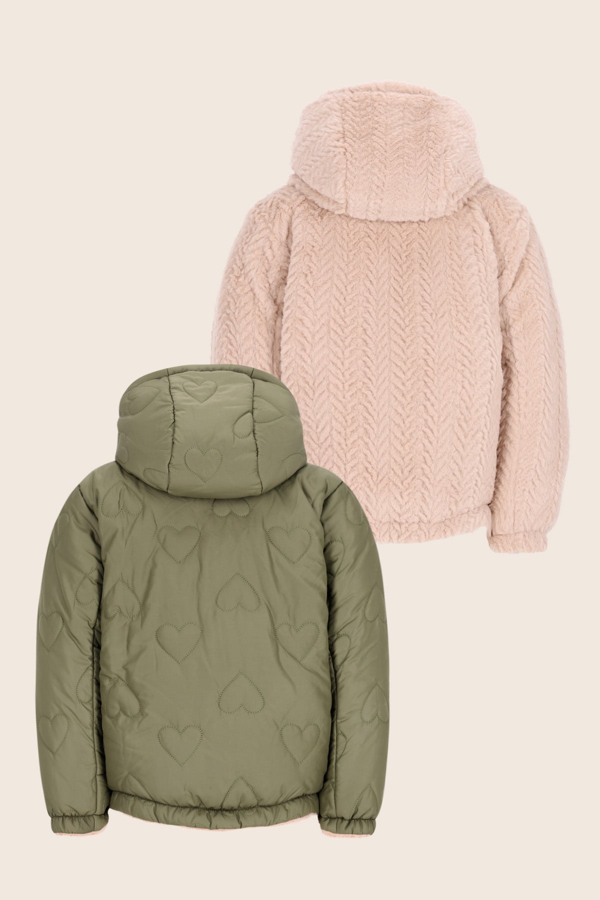 Like Flo Aimee Reversible Jacket Donkergroen