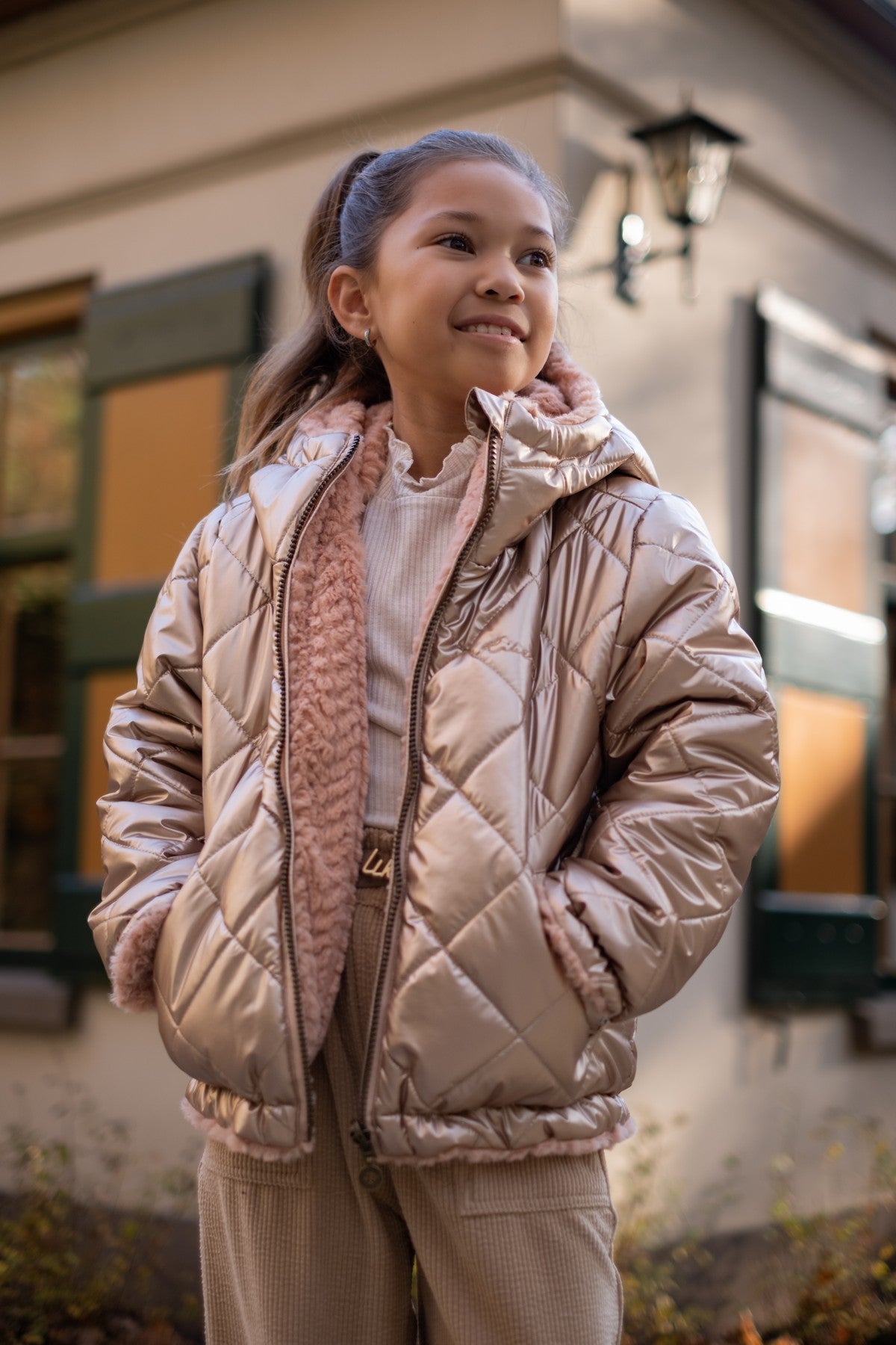 Like Flo Aimee Reversible Jacket Bruin