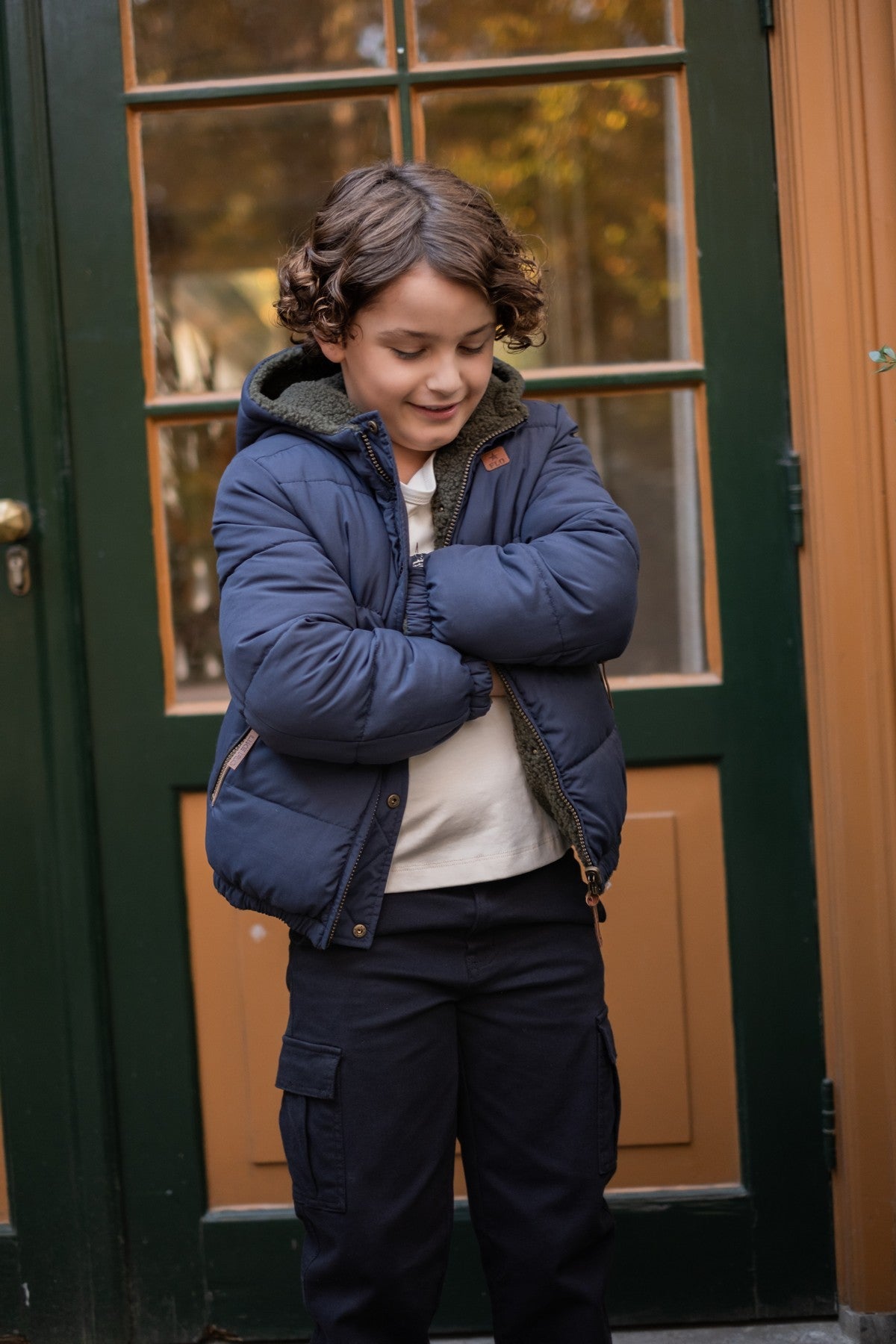 Like Flo Albon Reversible Jacket Marinablauw