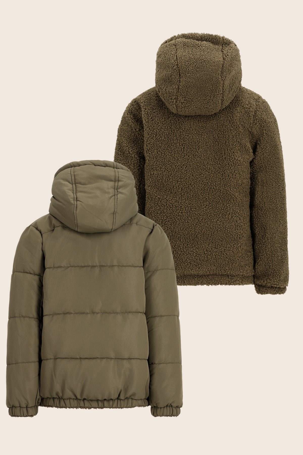 LikeFlo Albon Reversible Jacket Donkergroen