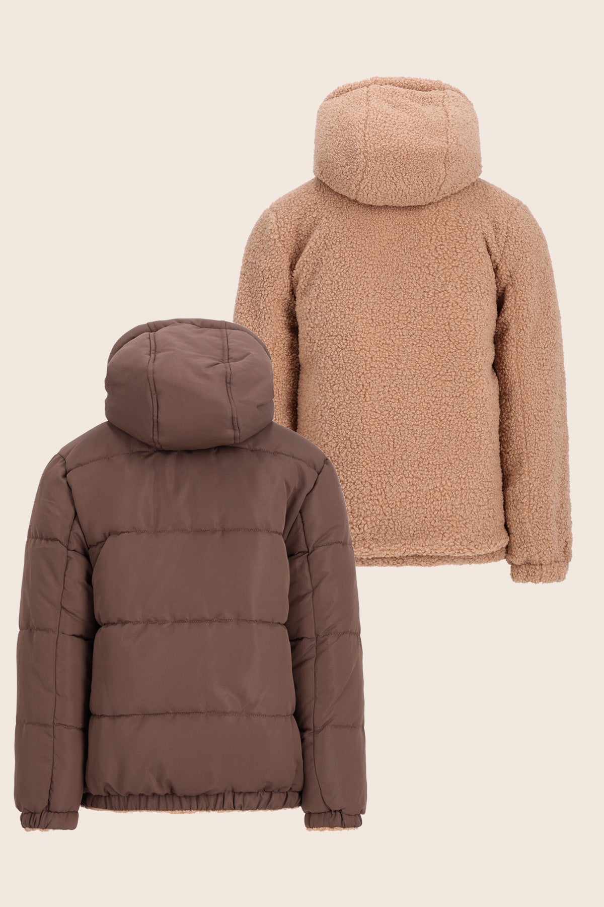 LikeFlo Albon Reversible Jacket Donkerbruin