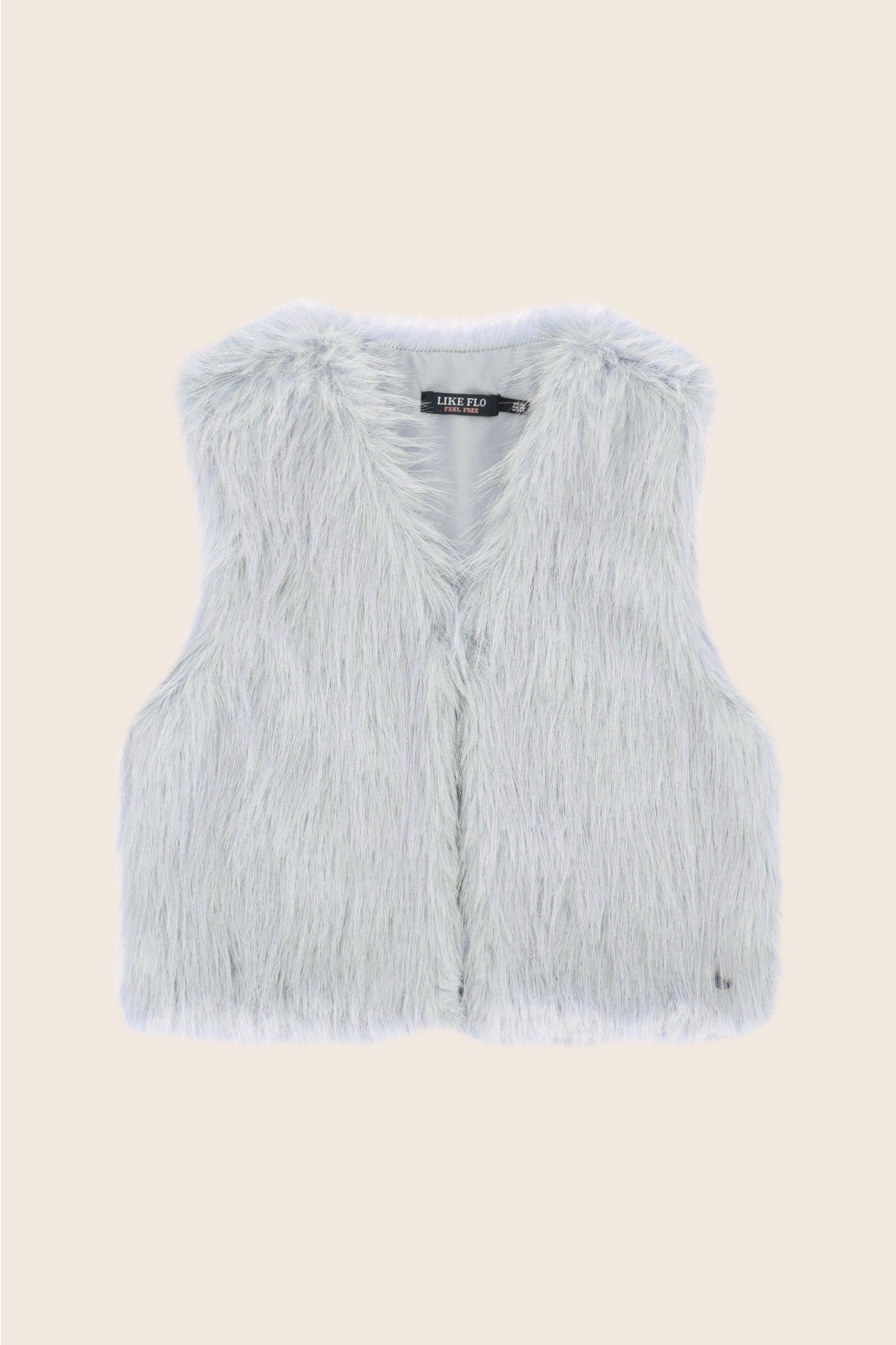 Like Flo Diam Gilet lichtgrijs