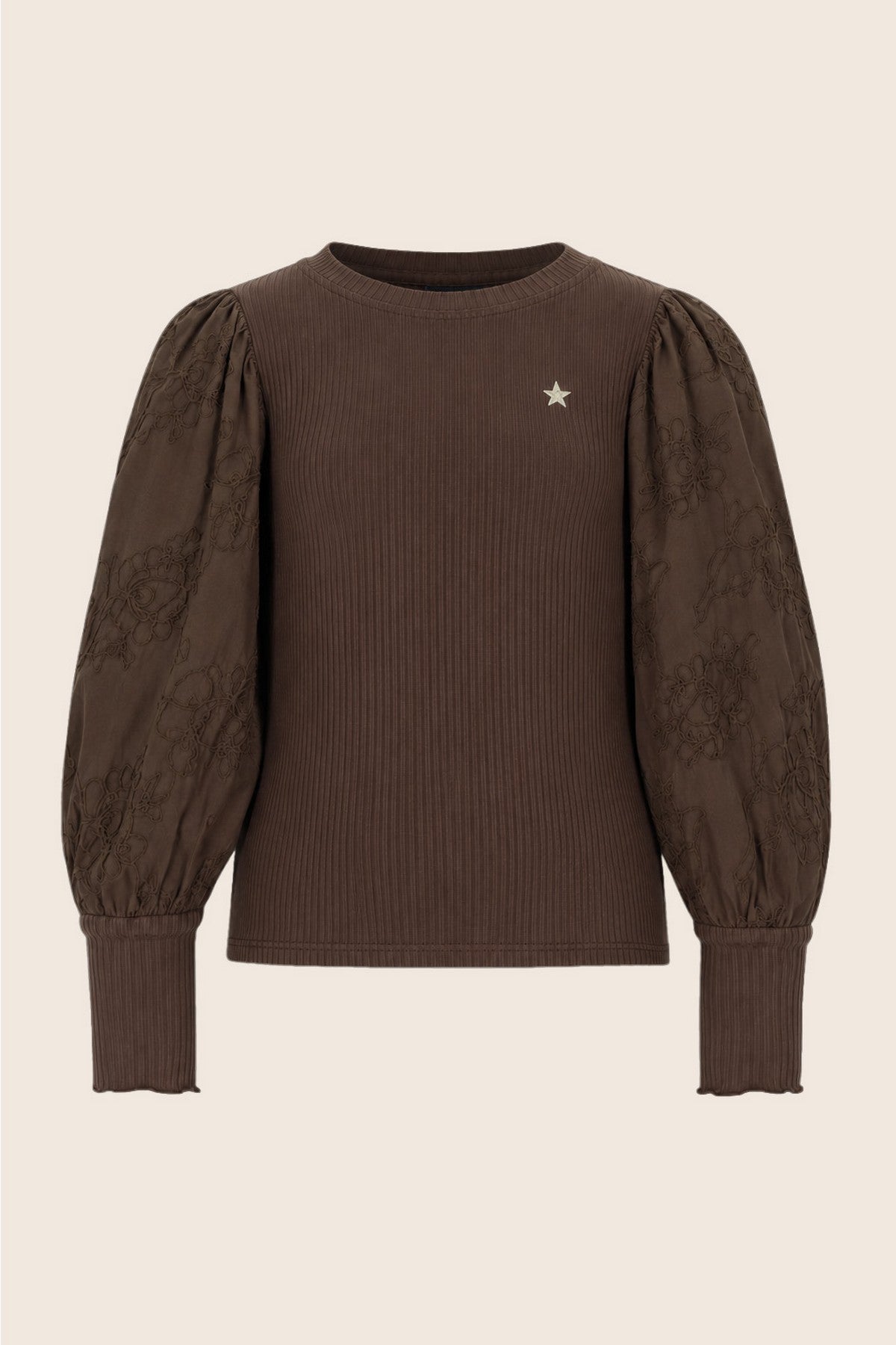 Like Flo Eloise Top Donkerbruin