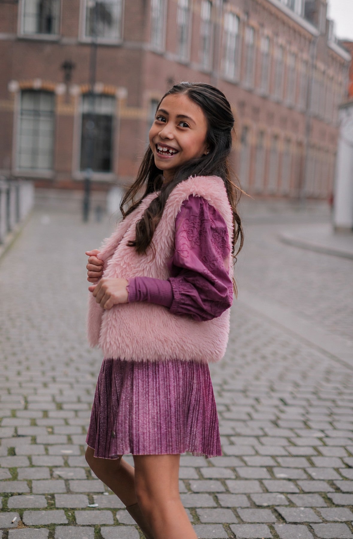 Like Flo Eloise Top Donkerpaars