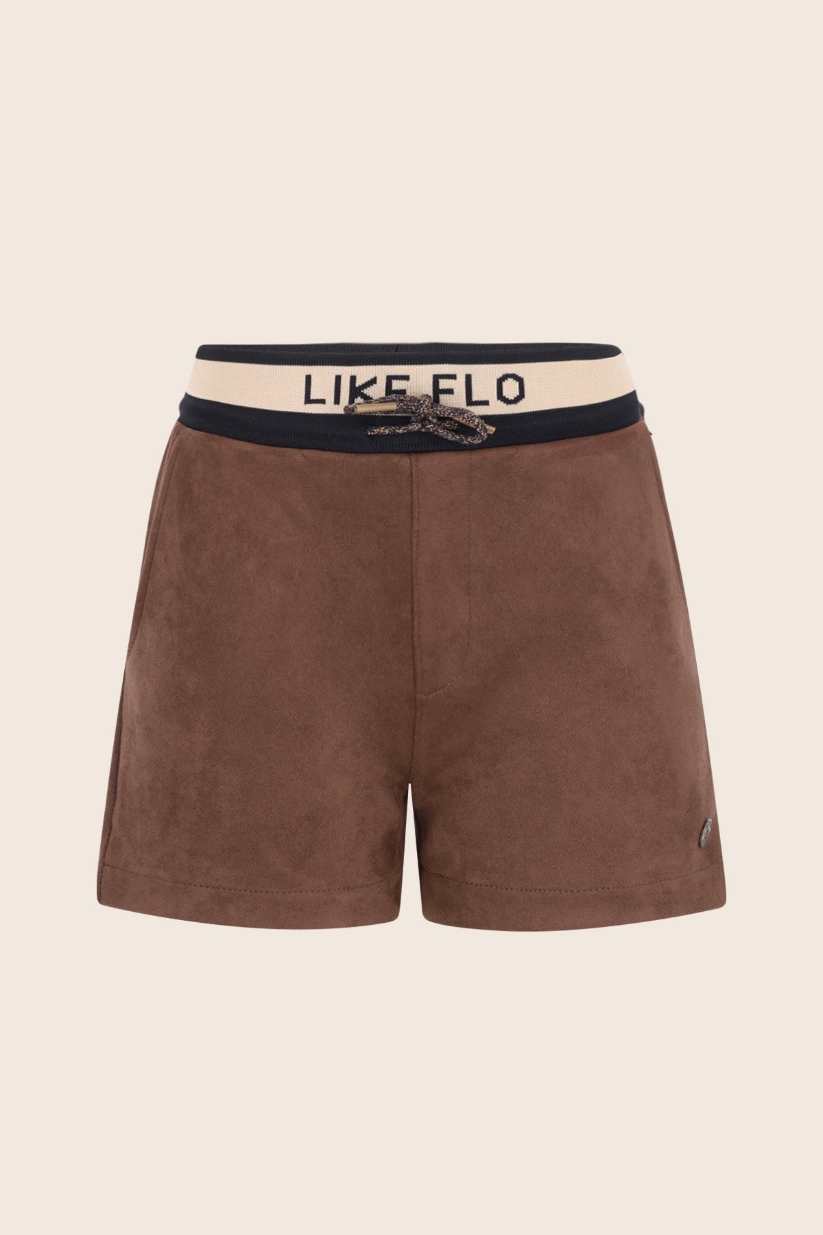 Like Flo Faylinn Shorts Donkerbruin