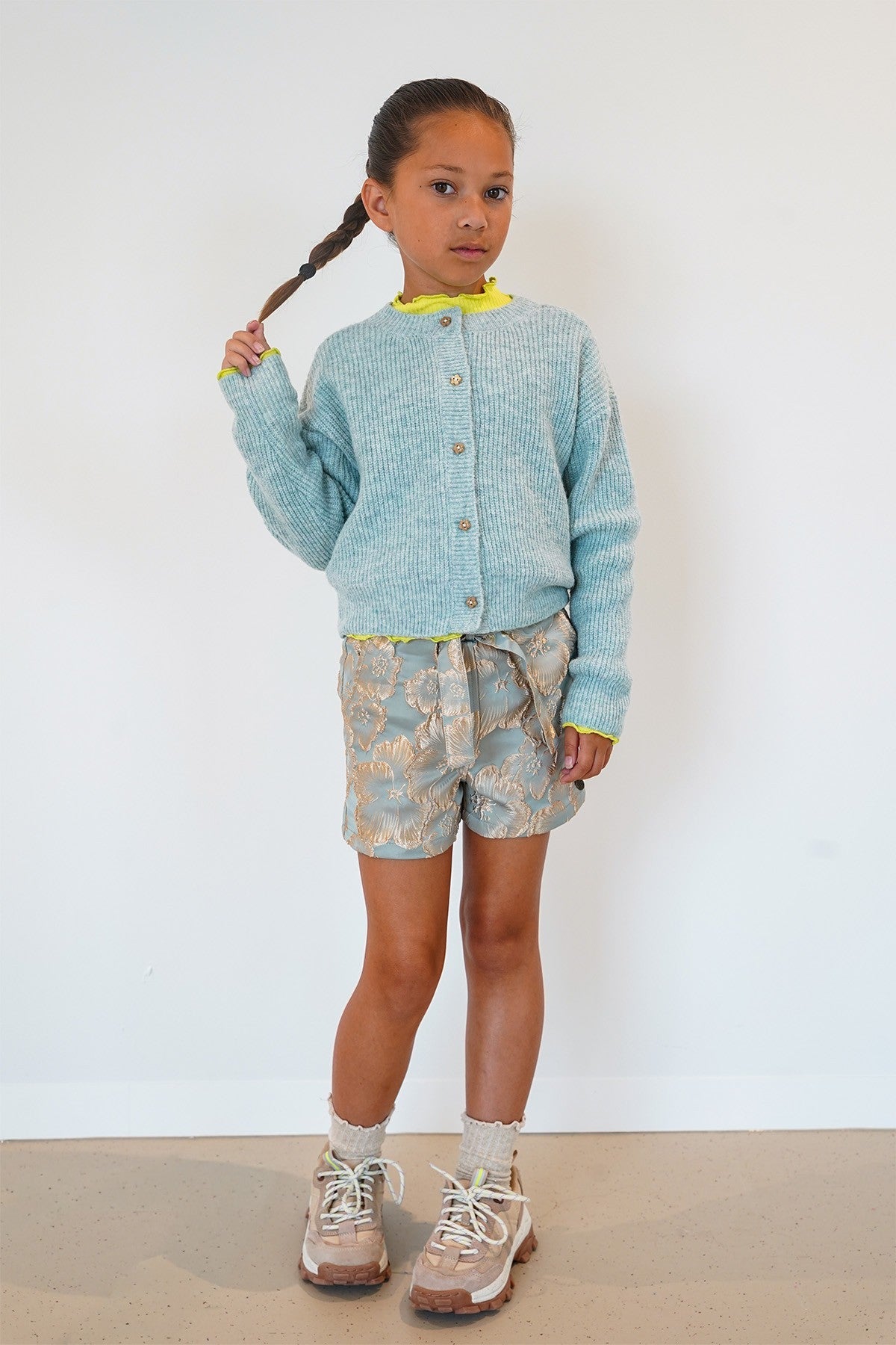 Like Flo Fendy Shorts Turquoise