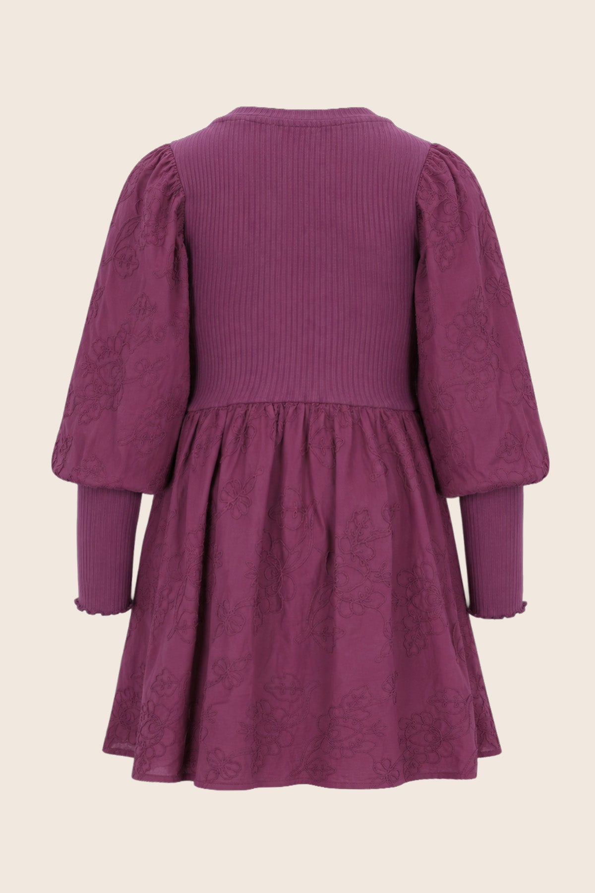 Like Flo Maddy Dress Donkerpaars