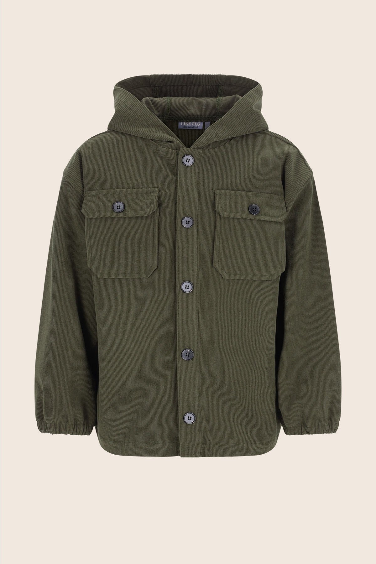 Like Flo Cas Blouse Donkergroen