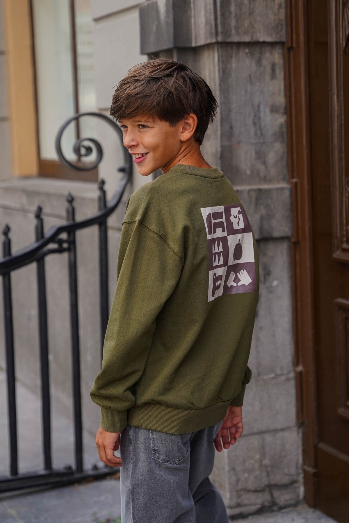 Like Flo Dail Sweater Olijfgroen