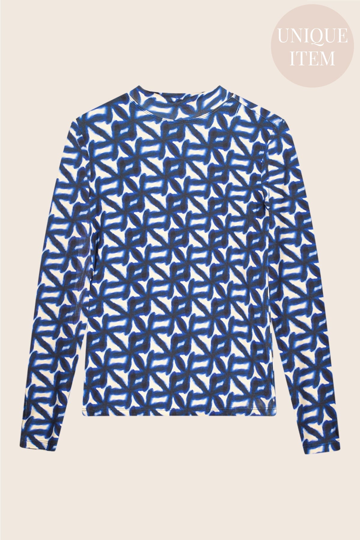 Elin Top Blue flower