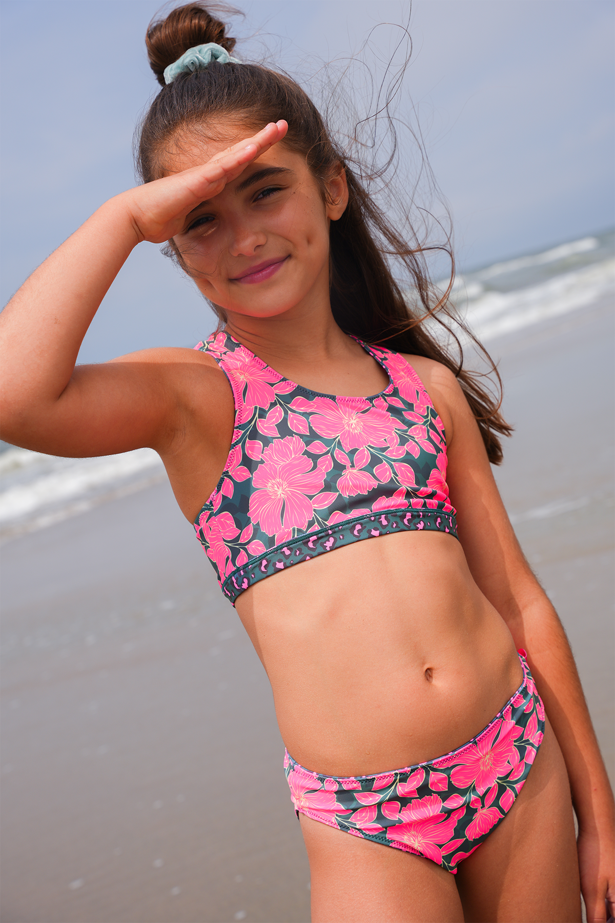 Just Beach Inside out bikini Flower jungle