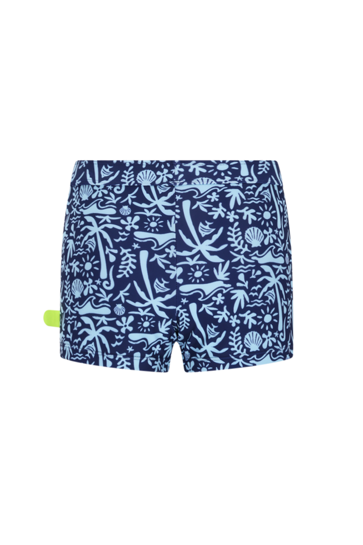 Just Beach Nevada swim shorts Black and white palm
