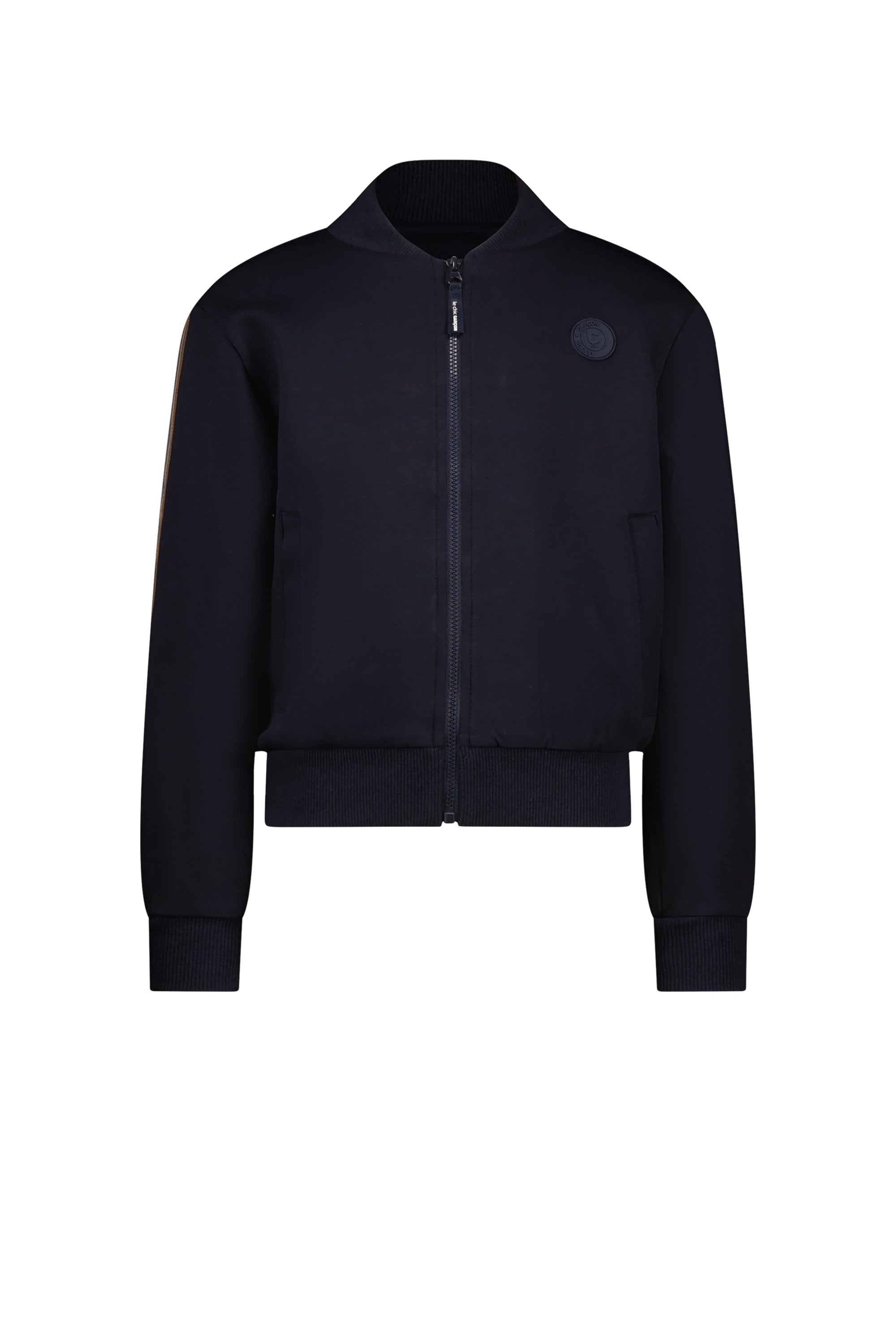 ◘ OSLO ◘ logo tape zip-up *Navy*