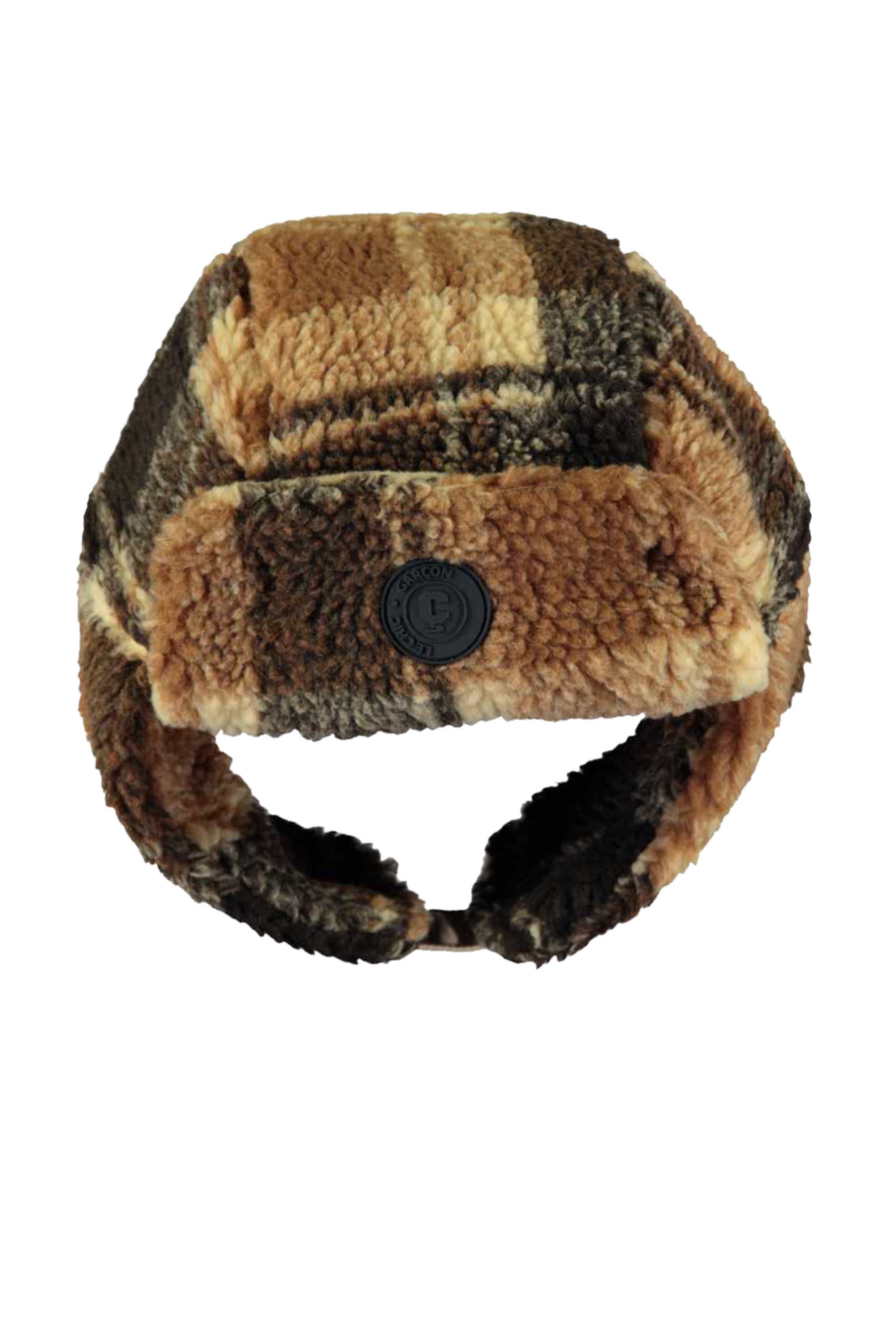 ◘ RELOY ◘ checked teddy hat *Toffee*