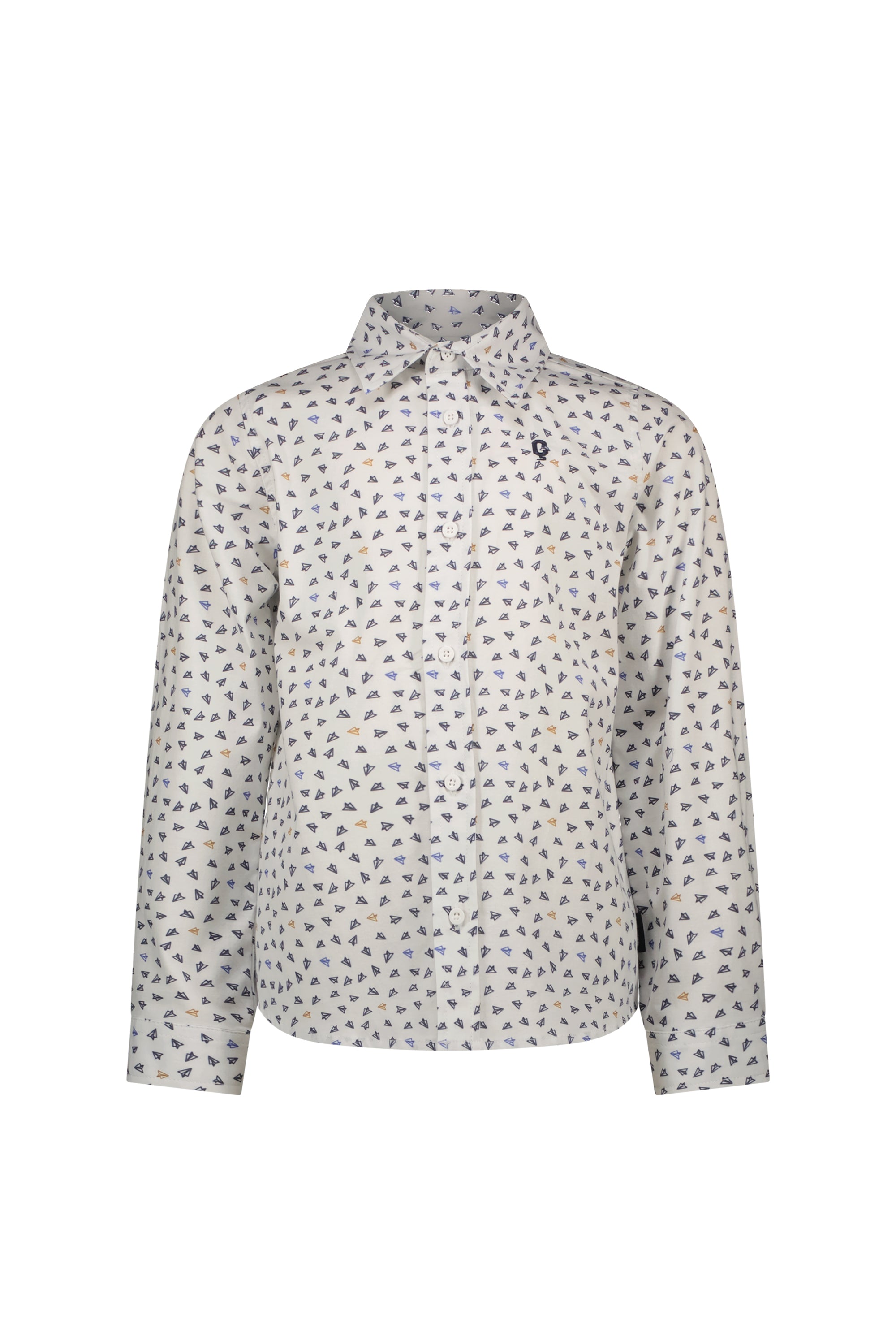 Le Chic Garçon EVAN tailliertes AOP Garçon-Hemd *Navy*