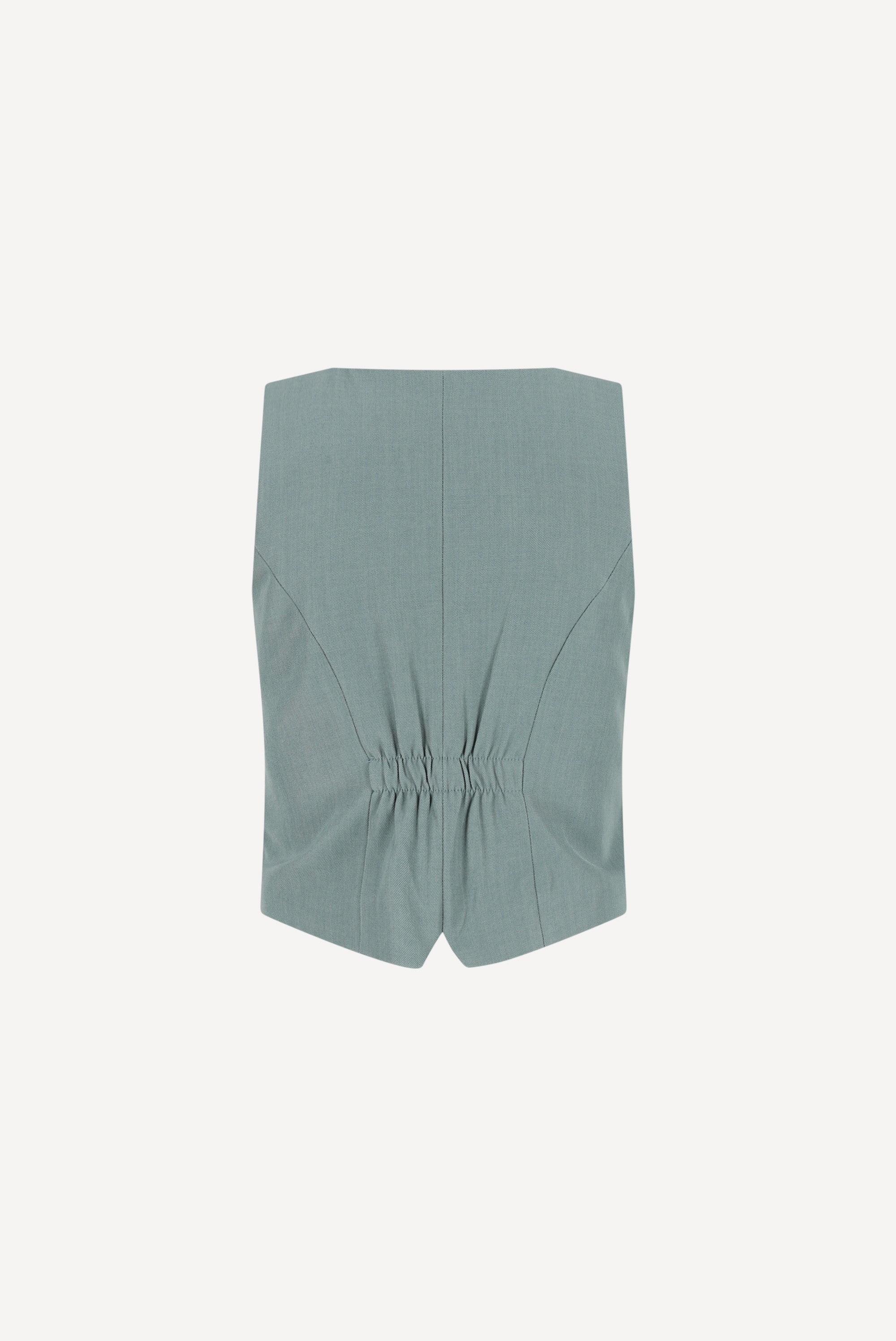 Le Chic Garcon ART gilet. Sage Green