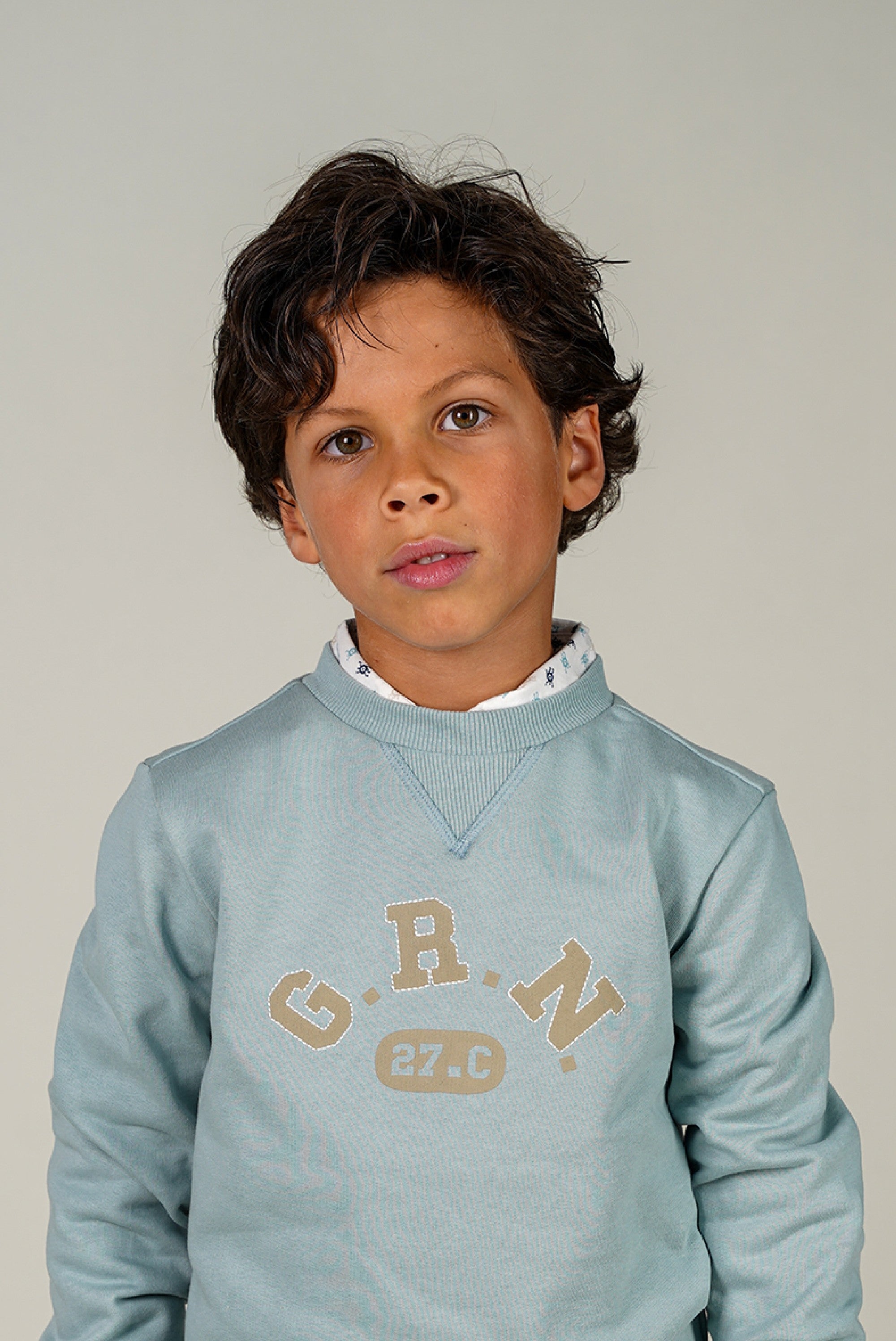 Le Chic Garcon OLIVER sweater. Sage Green