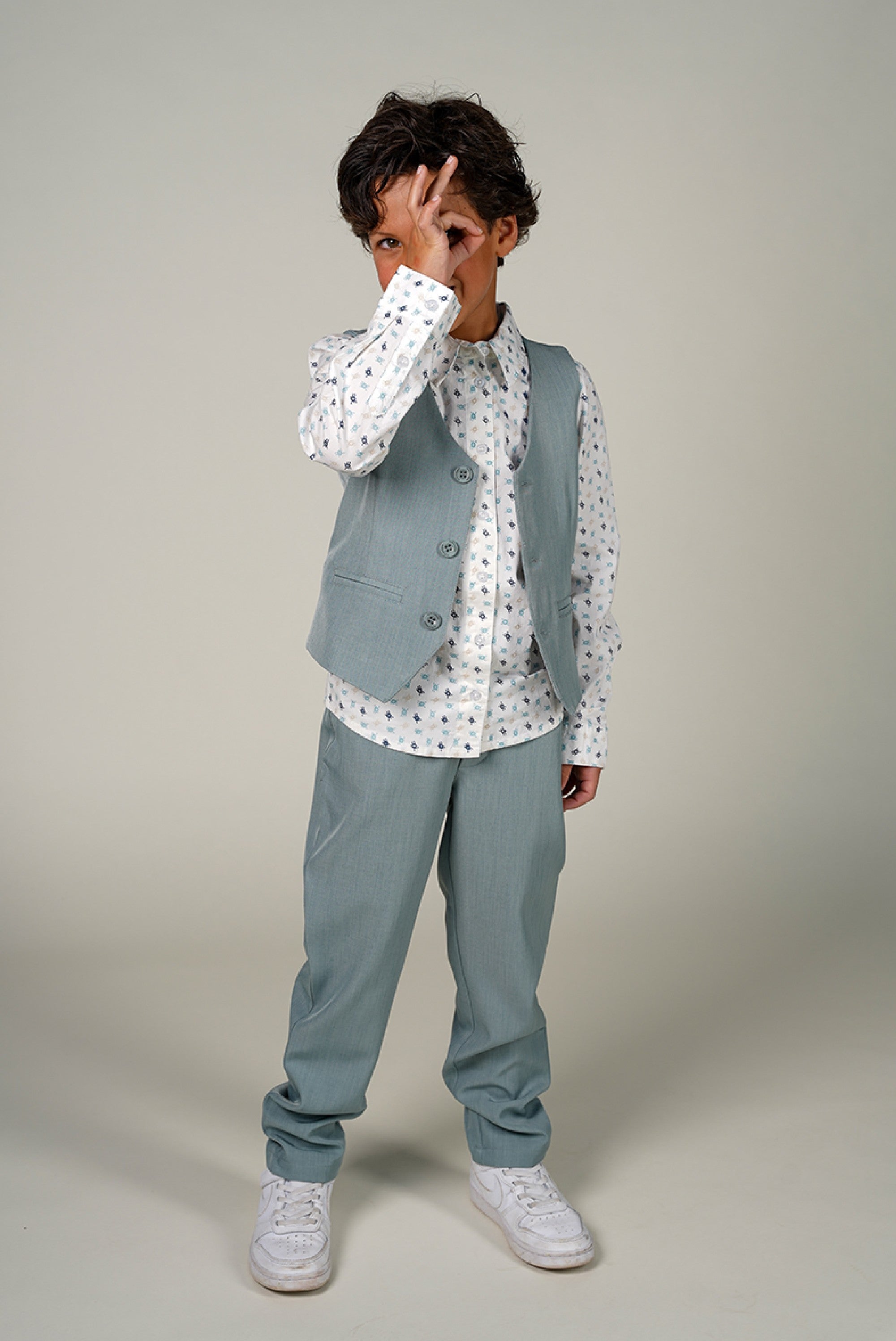 Le Chic Garcon DONKY broek. Sage Green