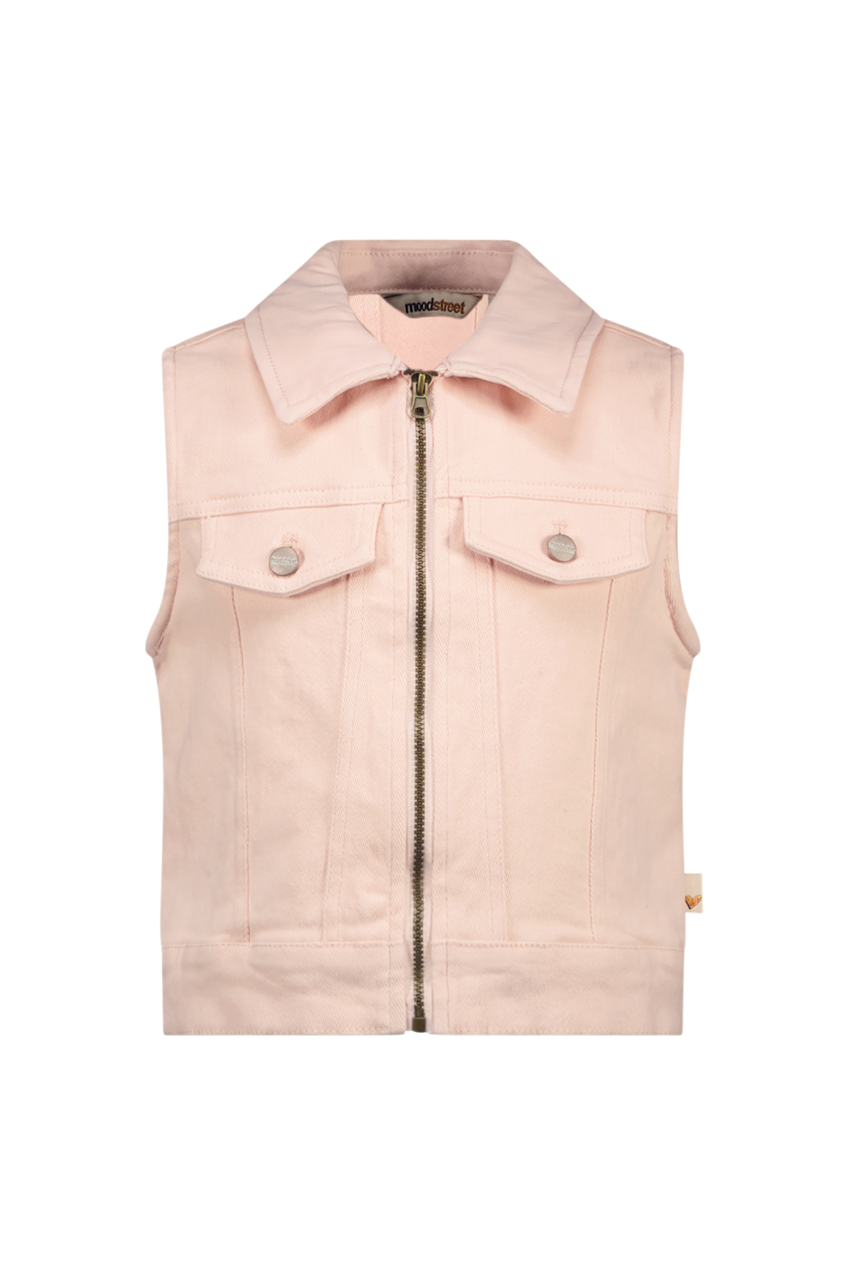 VALERY pink denim gilet