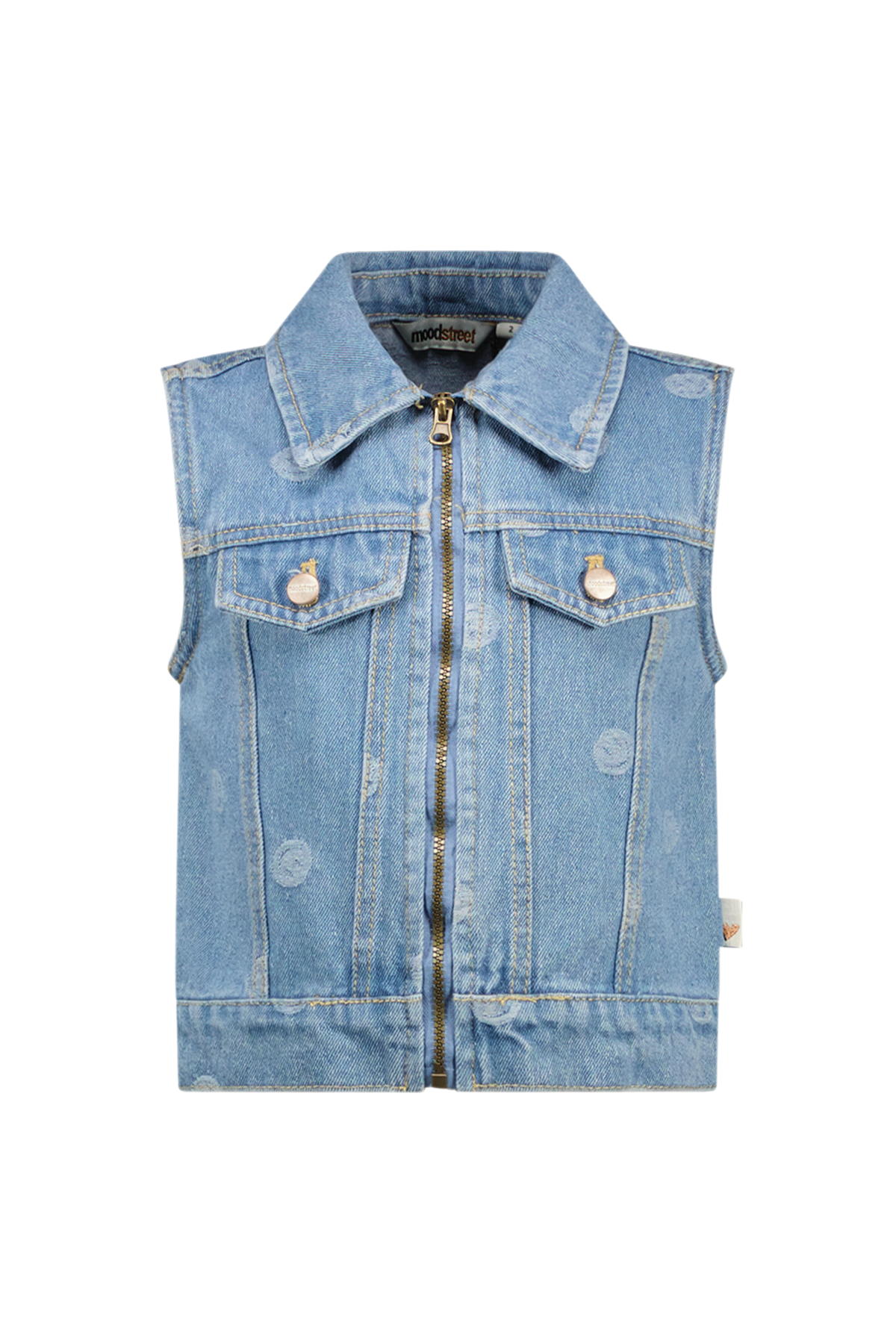 VALERY smiley-denim gilet