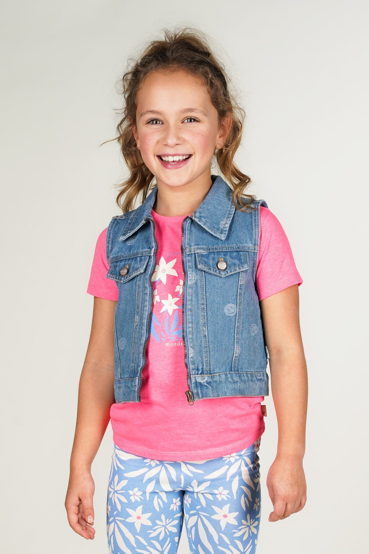 Moodstreet Sisley Pink Flower T-Shirt