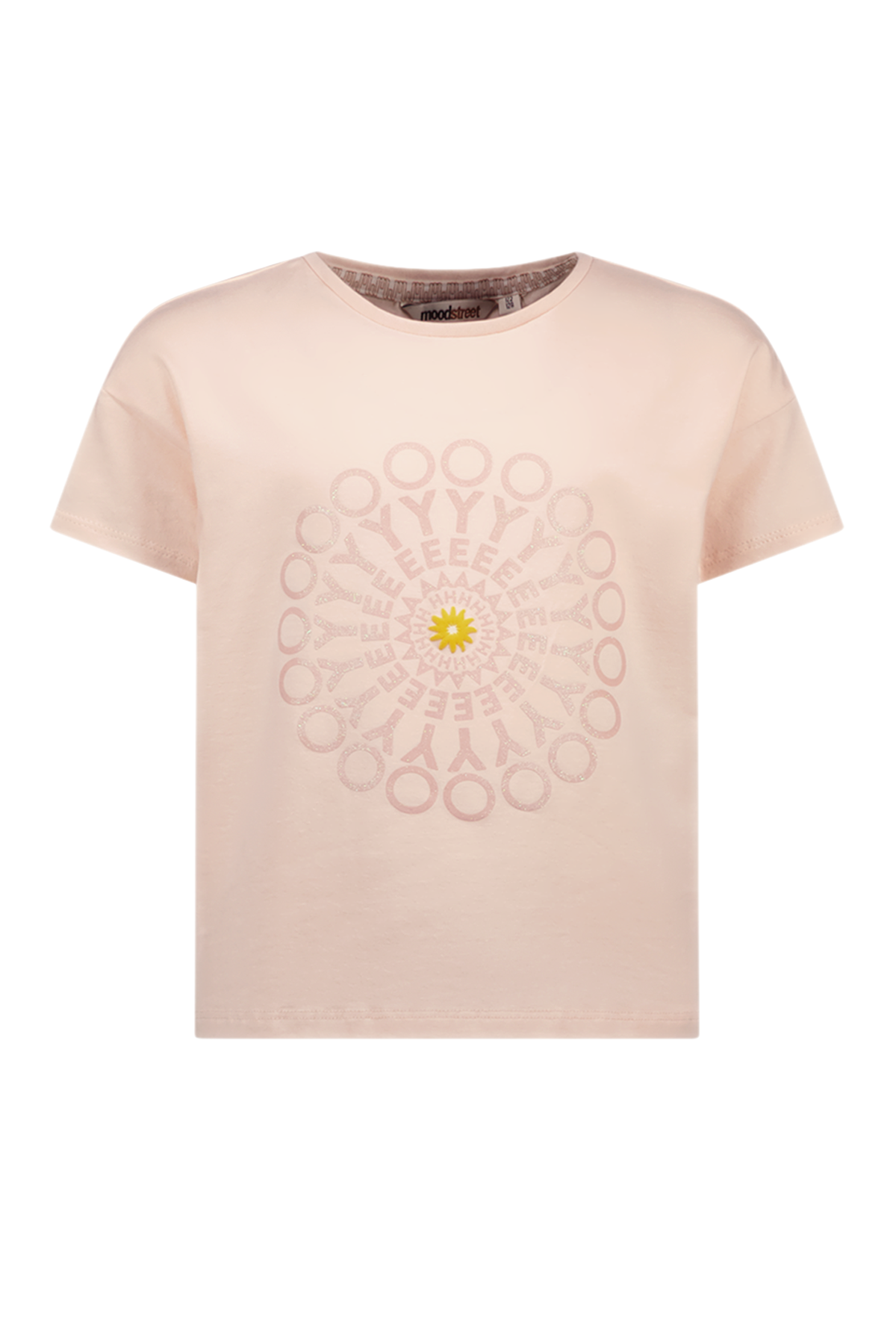 Moodstreet Silver Oyeah-Circle T-Shirt