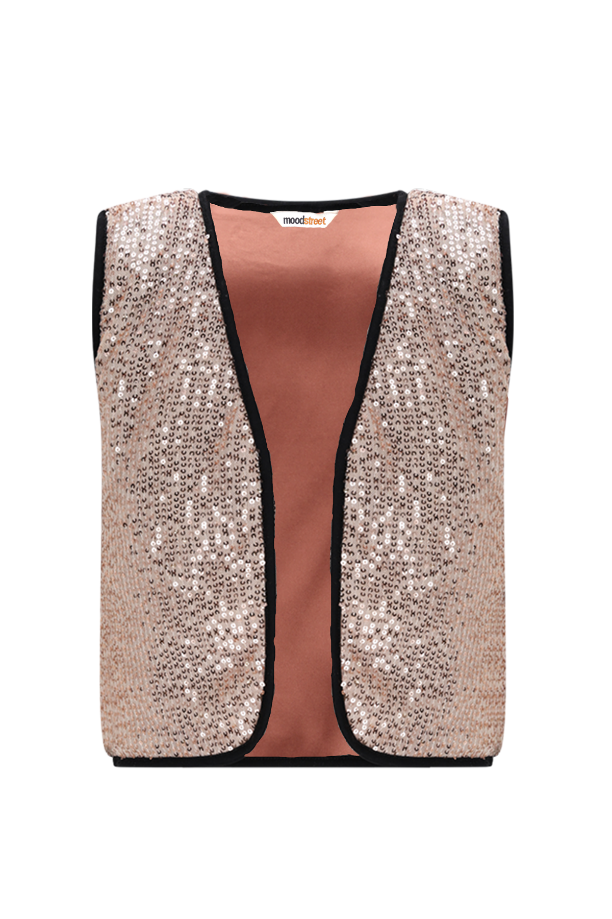 Moodstreet Vajen Glim Gilet -Goud-