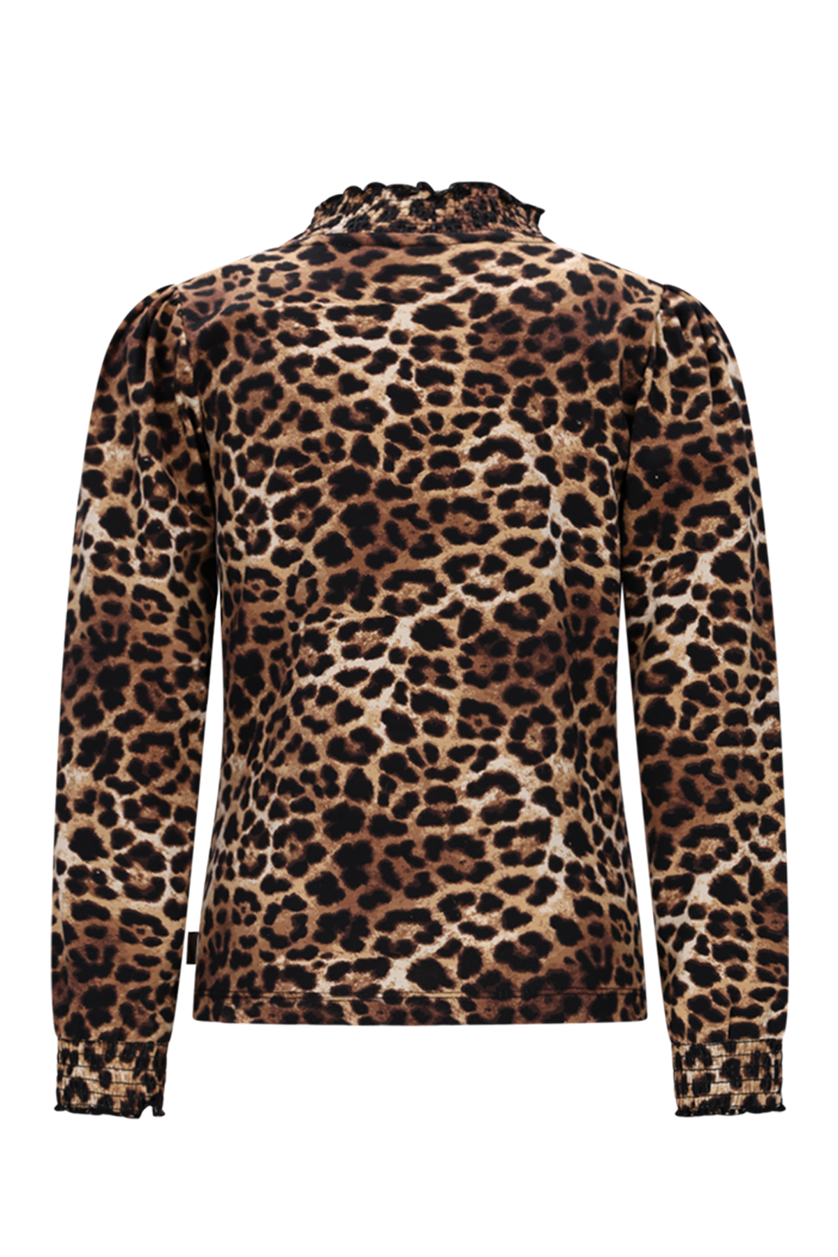 Moodstreet Laure Smock Longsleeve -Luipaard-