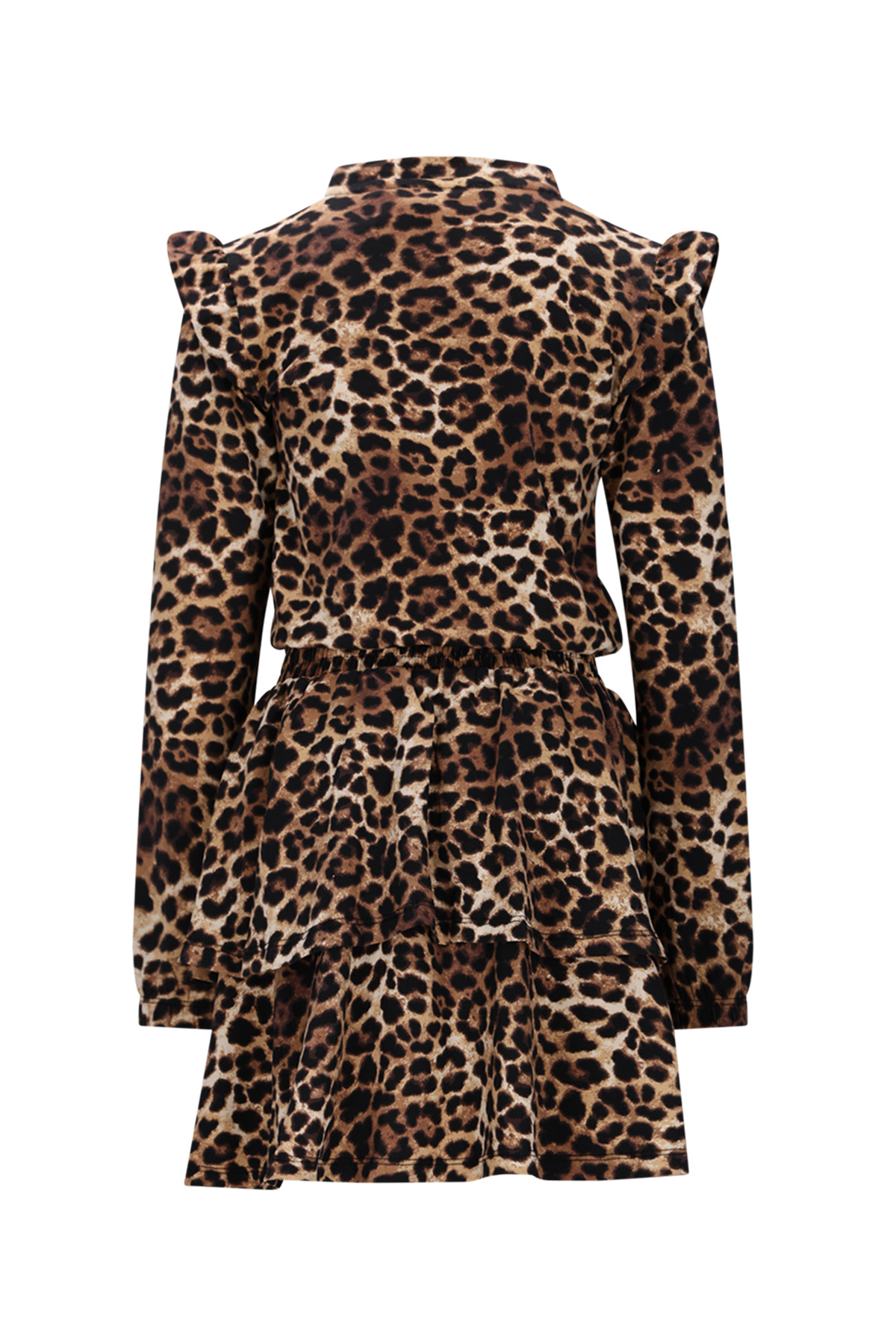 Moodstreet Ditsu Jersey Jurk -Luipaard-
