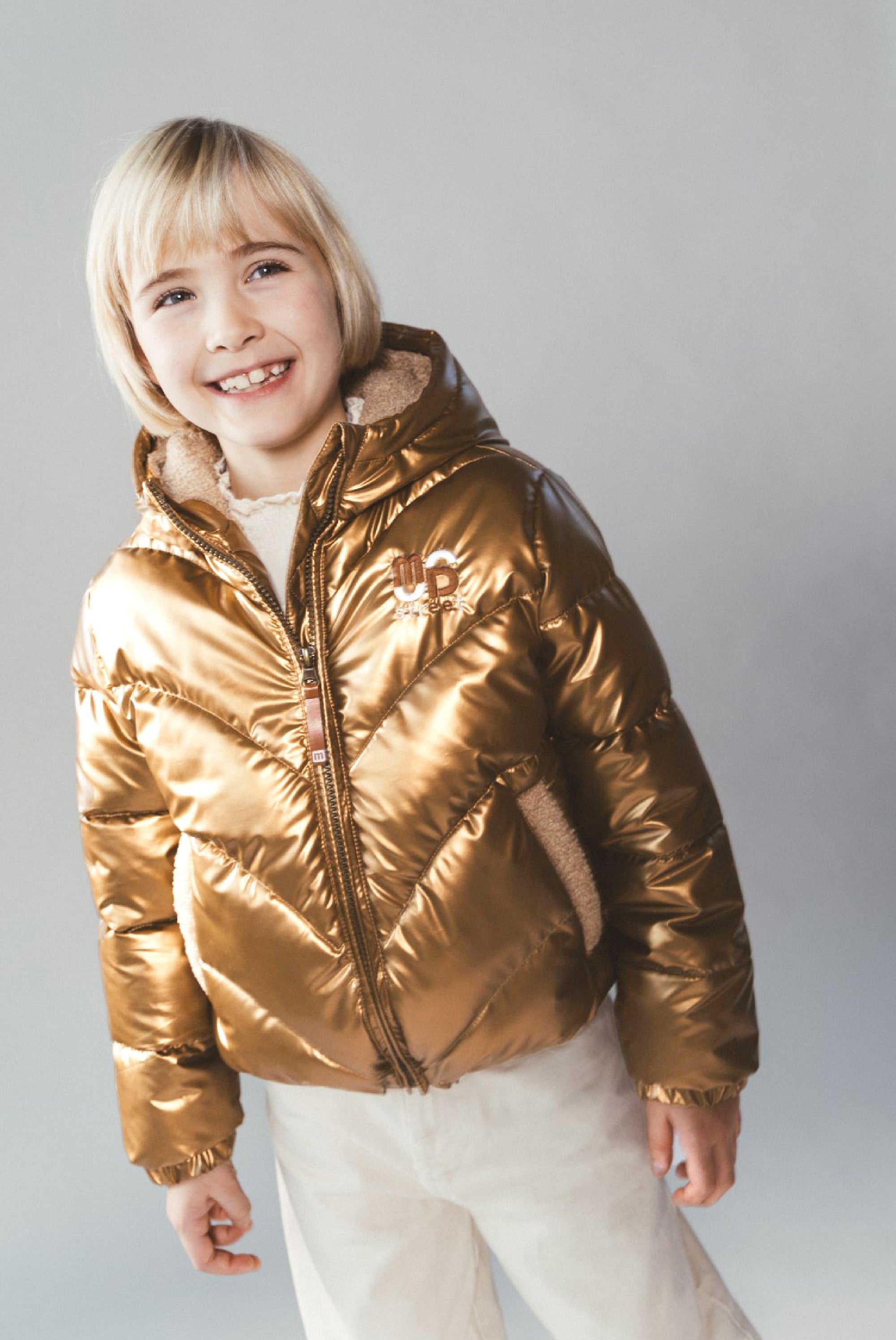 Moodstreet JILL gewatteerde bomber - Dark Gold