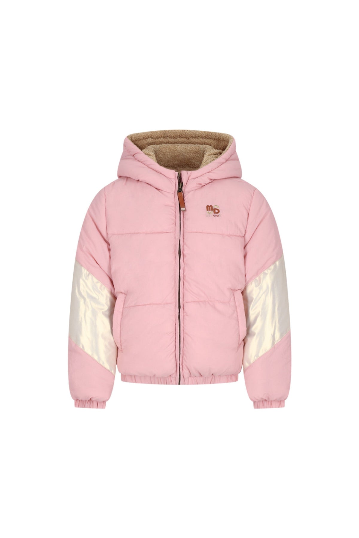 Moodstreet JULES multi-colour bomber - Powder Pink