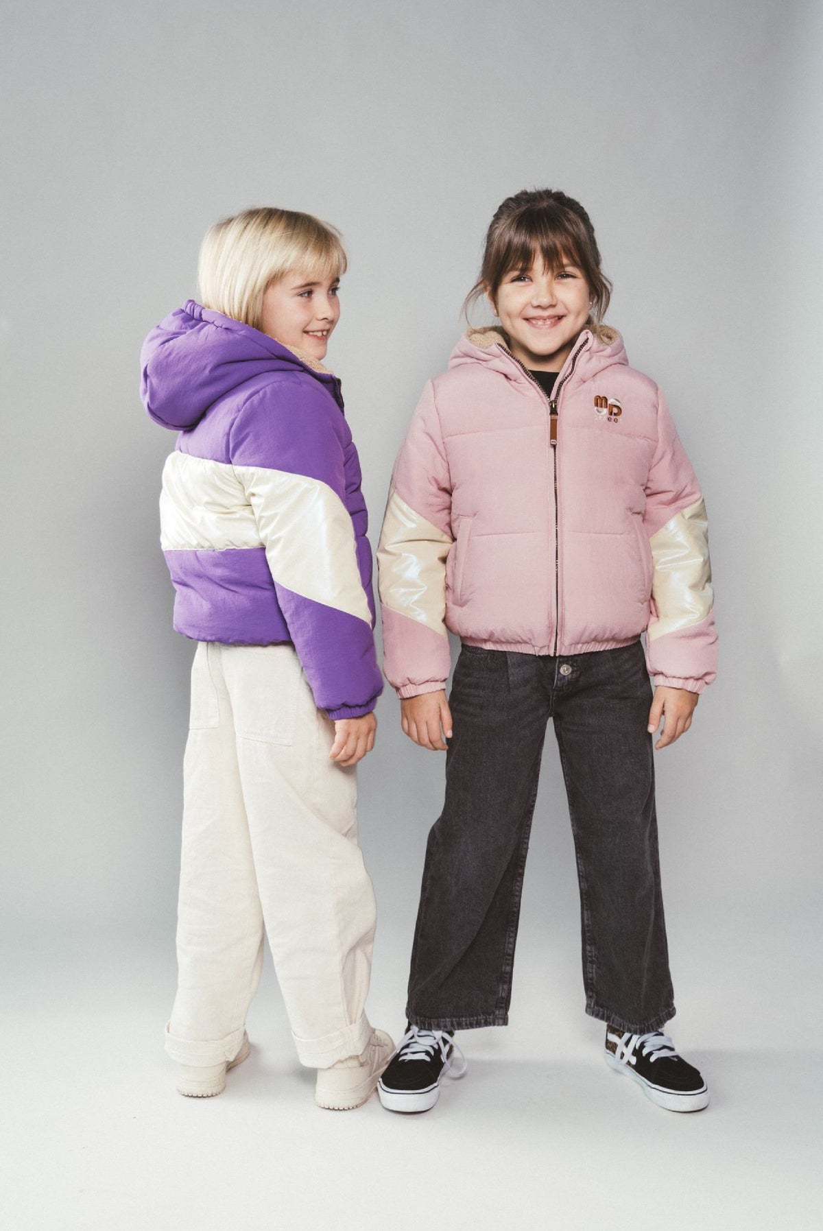 Moodstreet JULES multi-colour bomber - Powder Pink