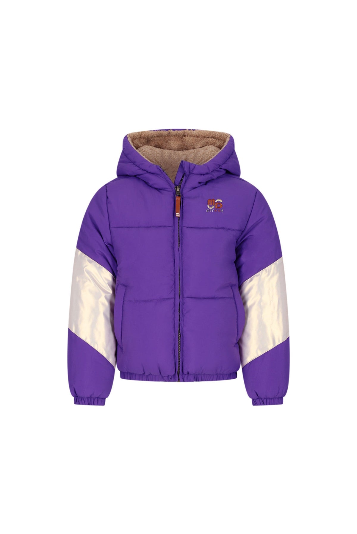 Moodstreet JULES multi-colour bomber - Purple