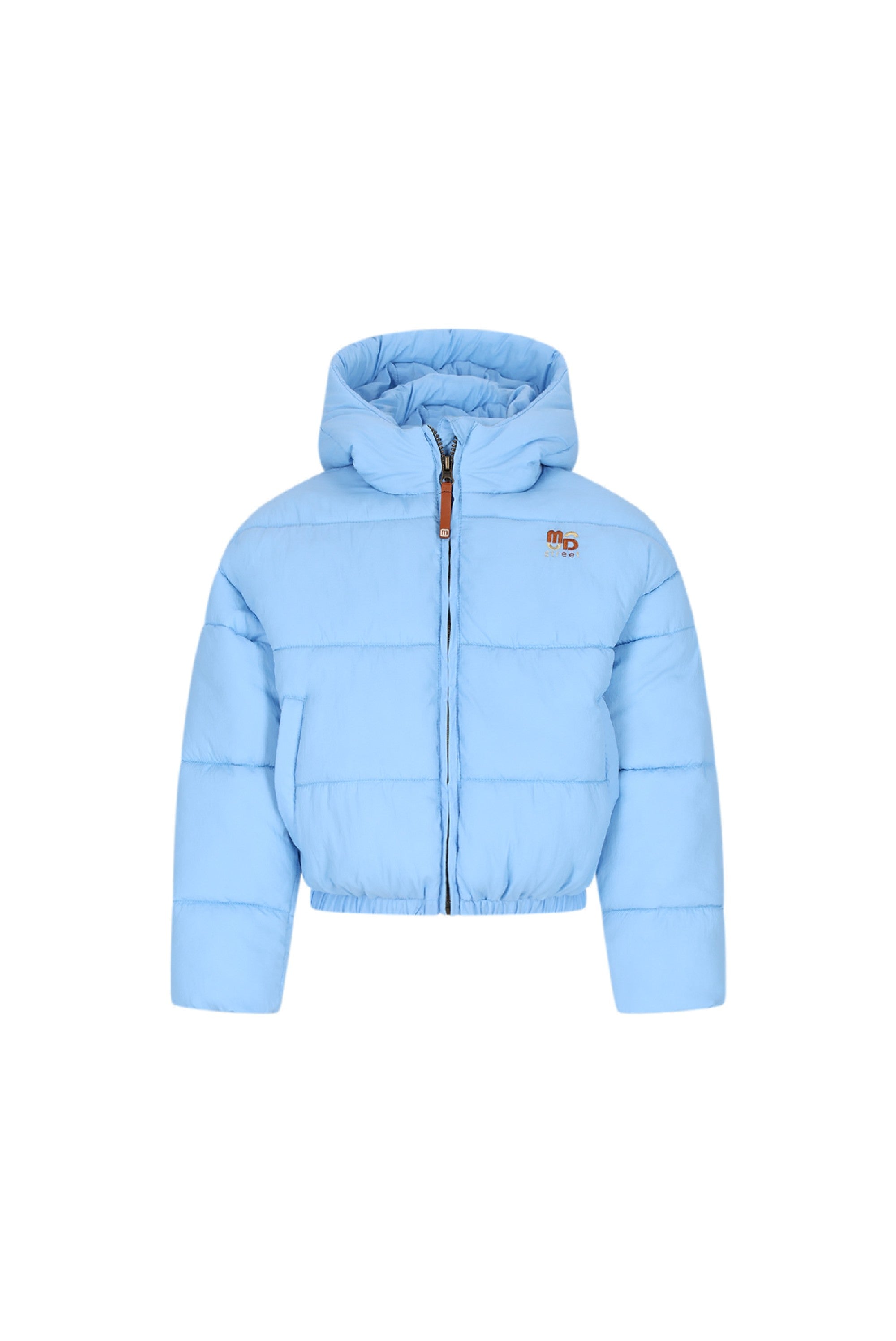 Moodstreet JOYA cropped bomber - Soft Blue