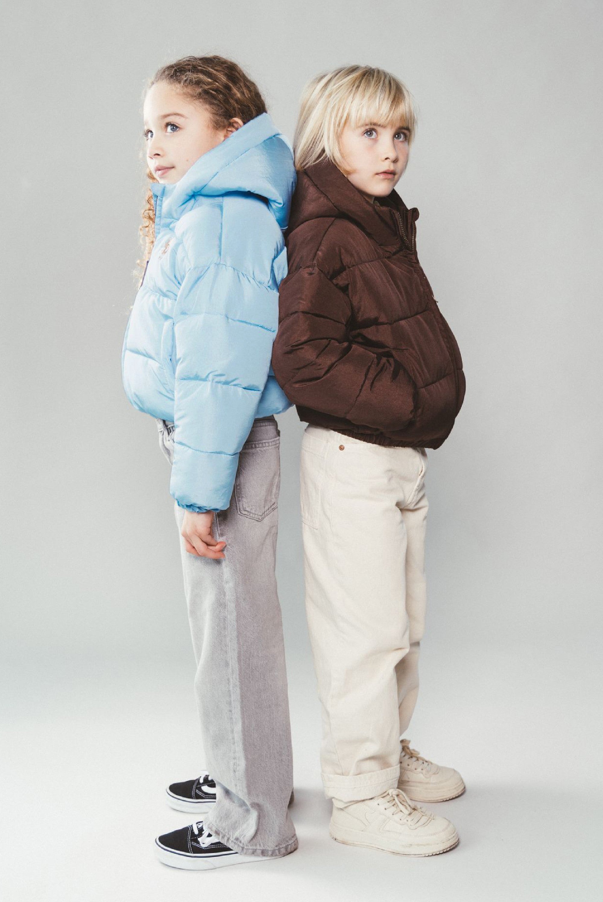 Moodstreet JOYA cropped bomber - Soft Blue