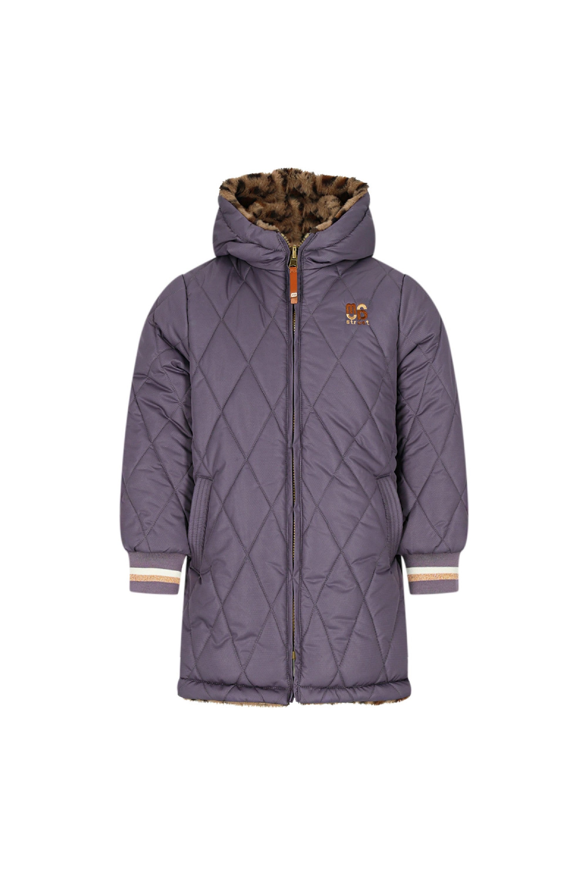 Moodstreet JULA reversible parka - Dark Lilac