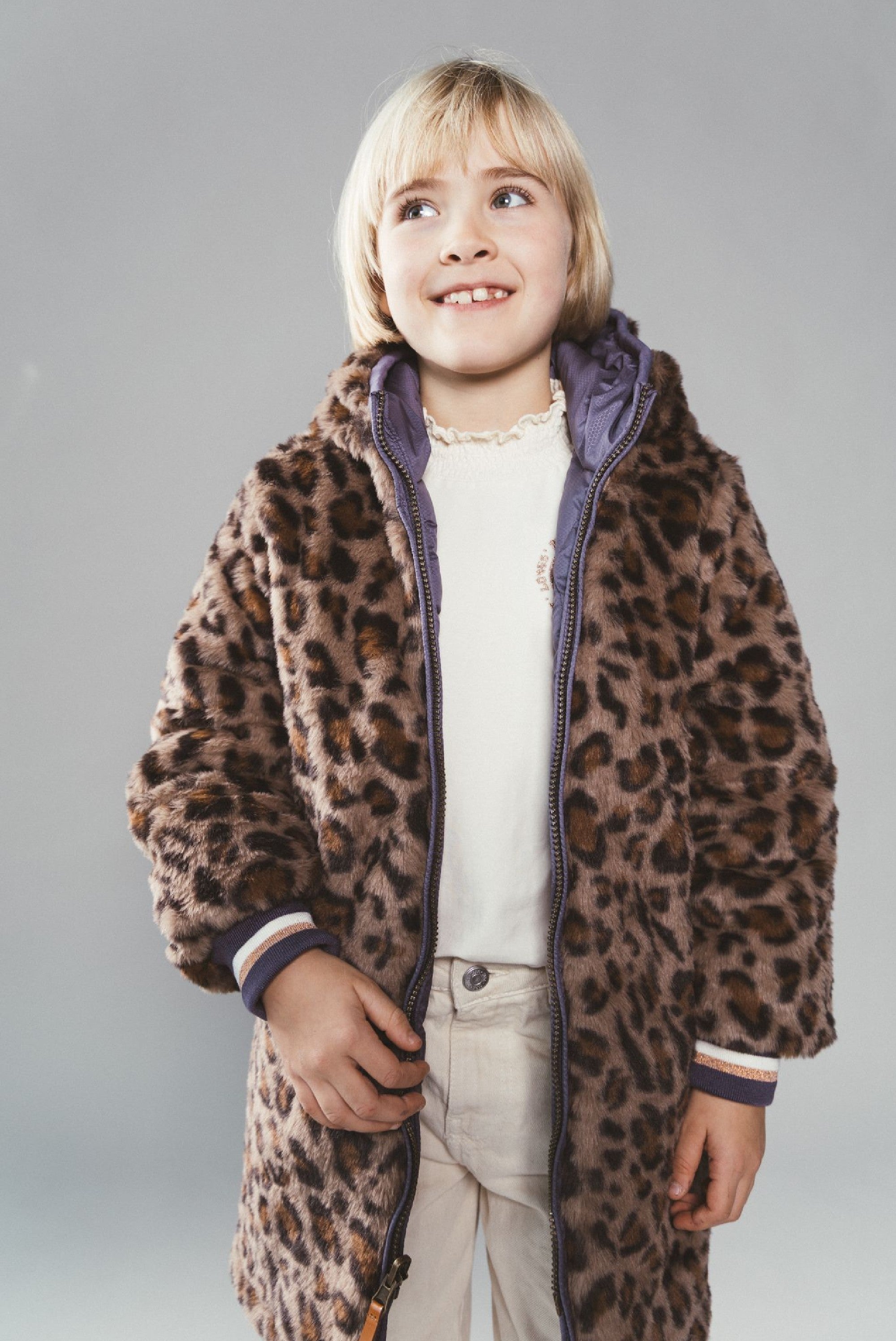 Moodstreet JULA reversible parka - Dark Lilac