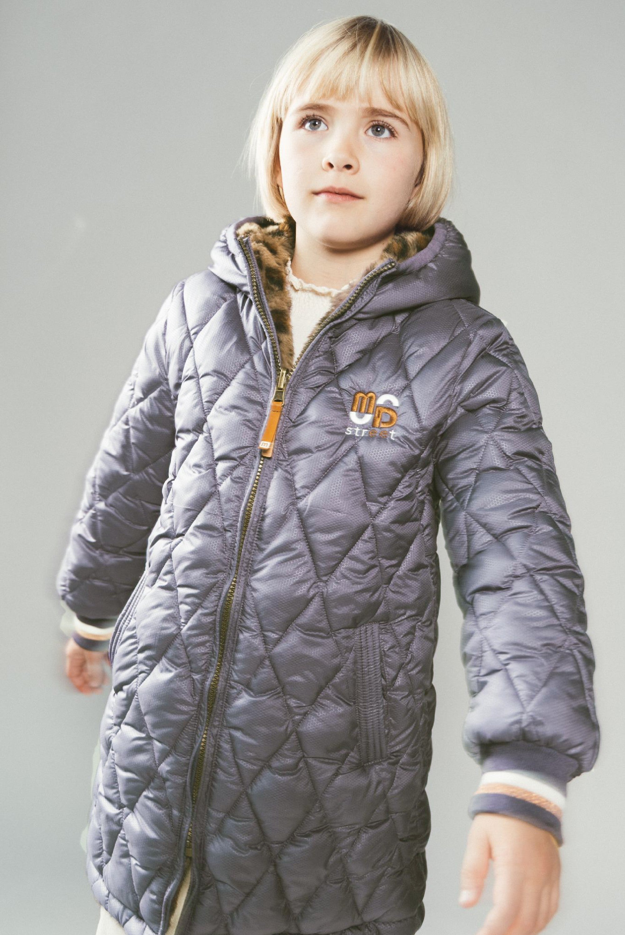 Moodstreet JULA reversible parka - Dark Lilac