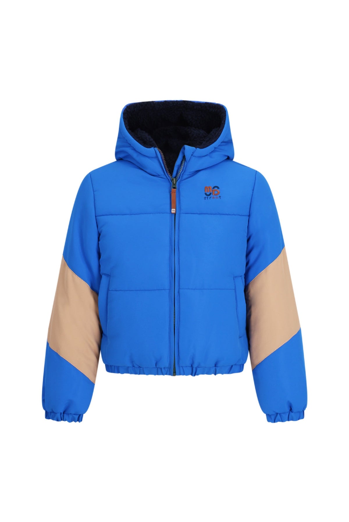 JULES multi-colour bomber - Sporty Blue