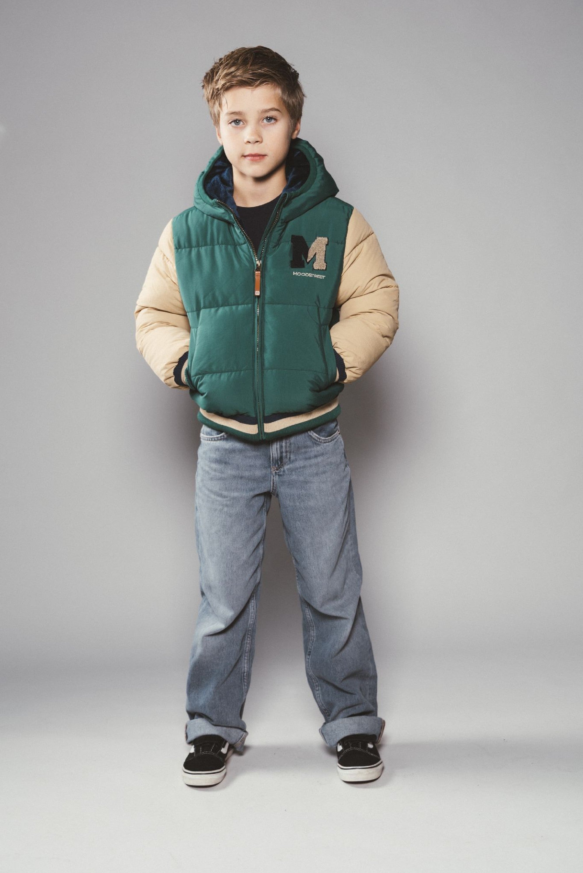 Moodstreet JERICHO winter baseball jack - Sporty Green